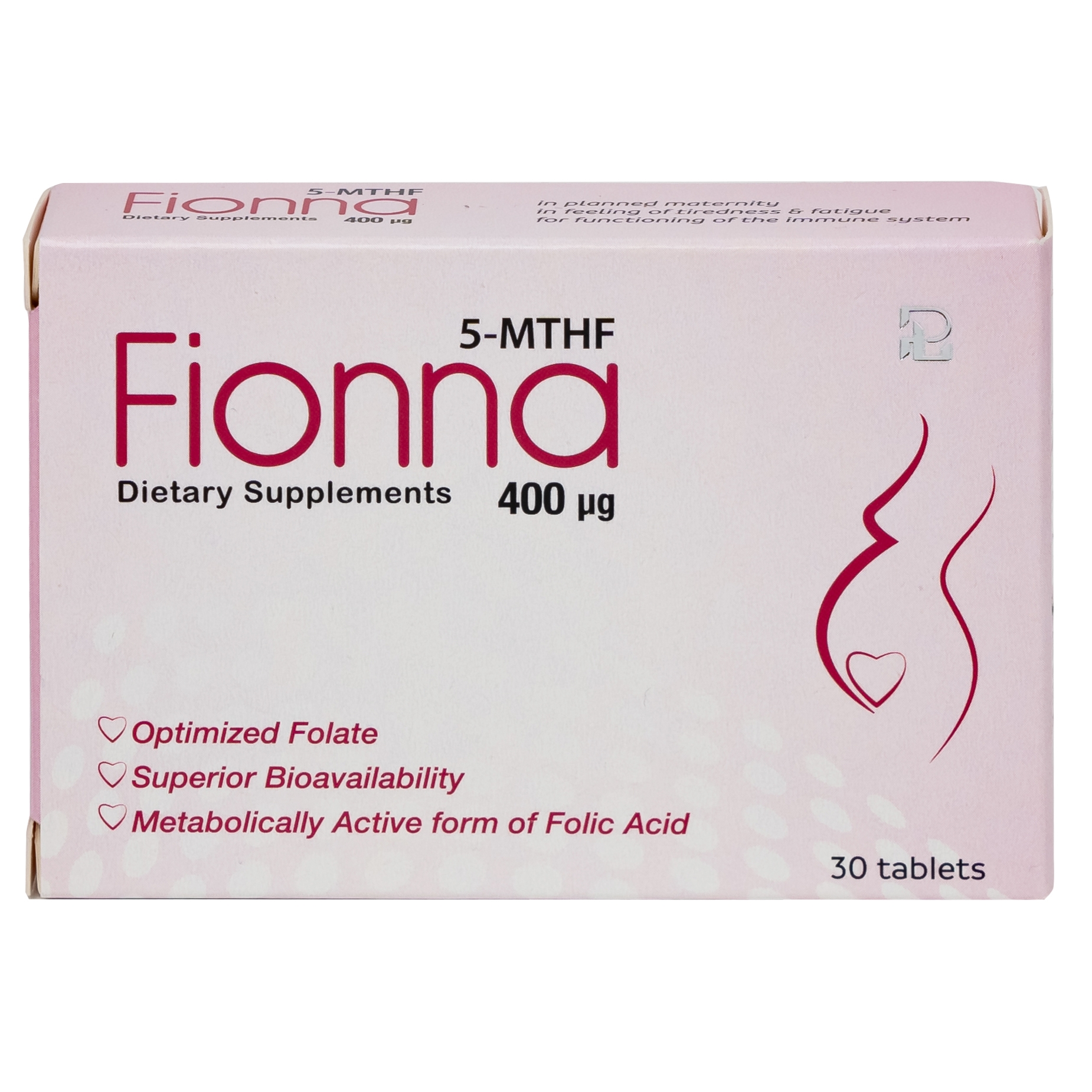 Hình ảnh Thuốc Fionna hỗ trợ giảm nguy cơ thiếu máu do thiếu acid folic (1 vỉ x 30 viên)