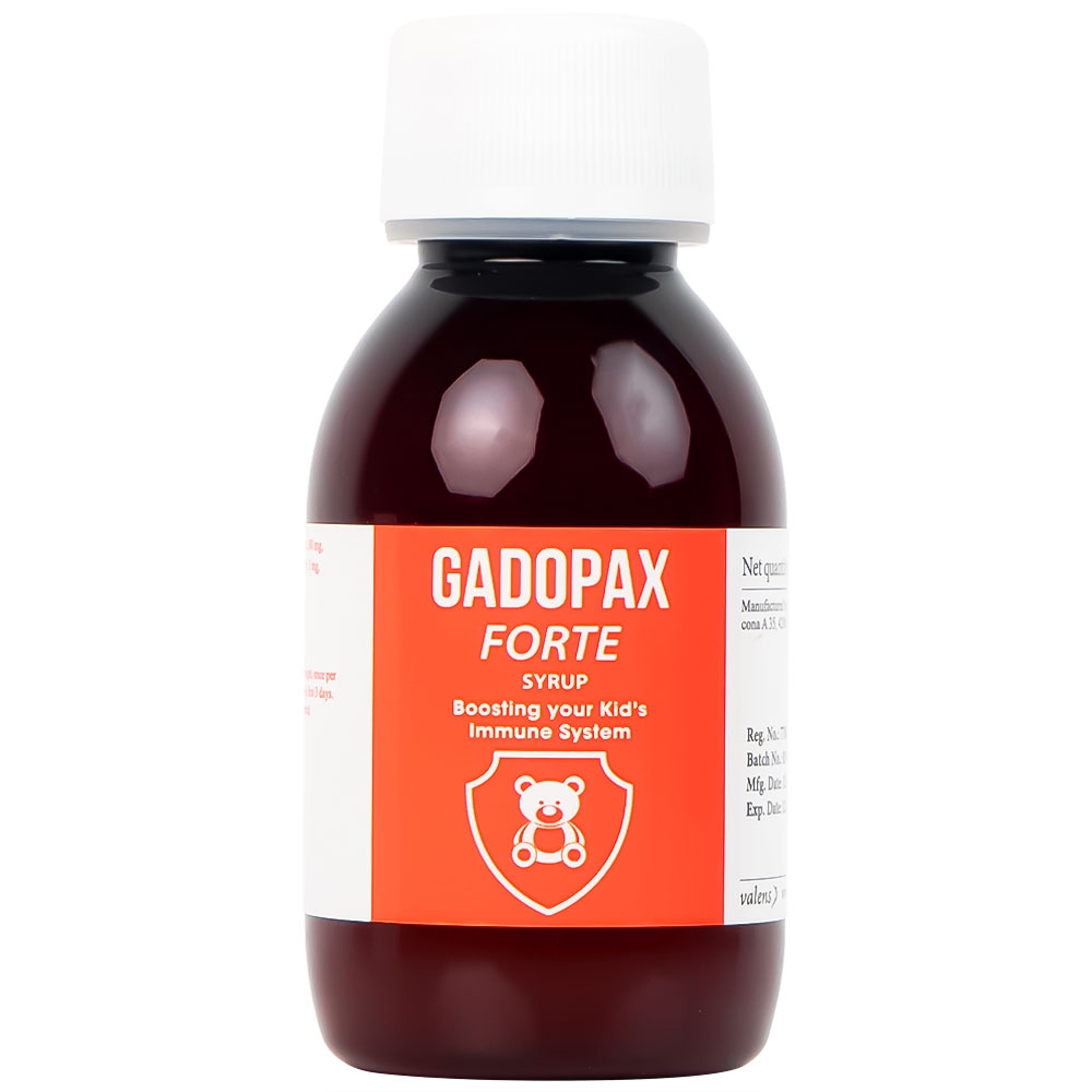 Hình ảnh Siro Gadopax Forte hỗ trợ tăng sức đề kháng của cơ thể (100ml)