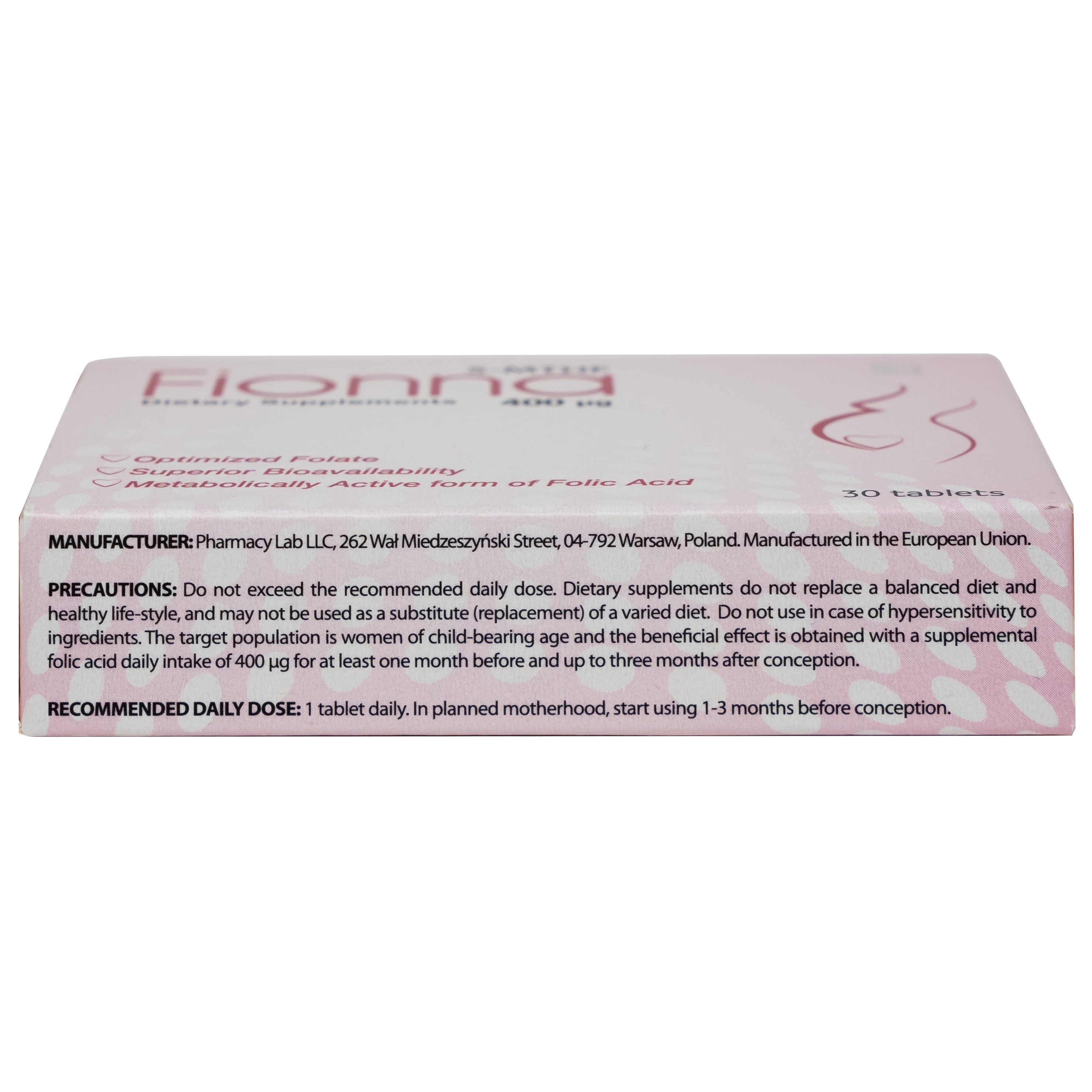 Hình ảnh Thuốc Fionna hỗ trợ giảm nguy cơ thiếu máu do thiếu acid folic (1 vỉ x 30 viên)