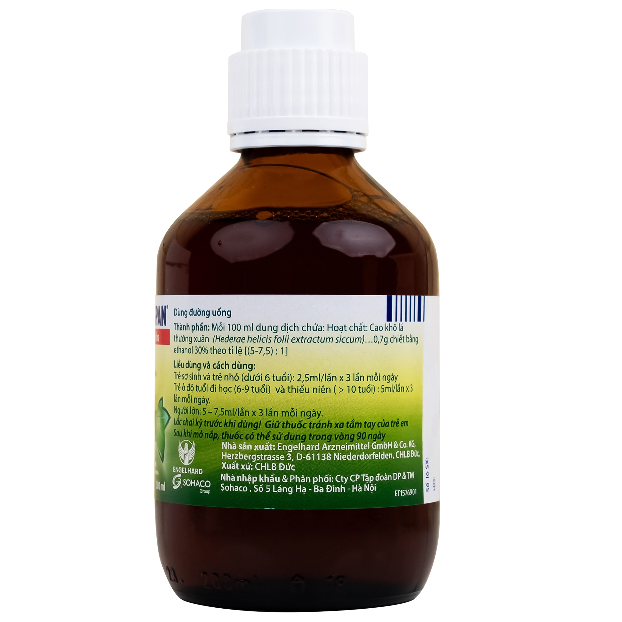 Hình ảnh Thuốc Prospan Engelhard điều trị triệu chứng trong các bệnh lý viêm phế quản mạn tính 200ml