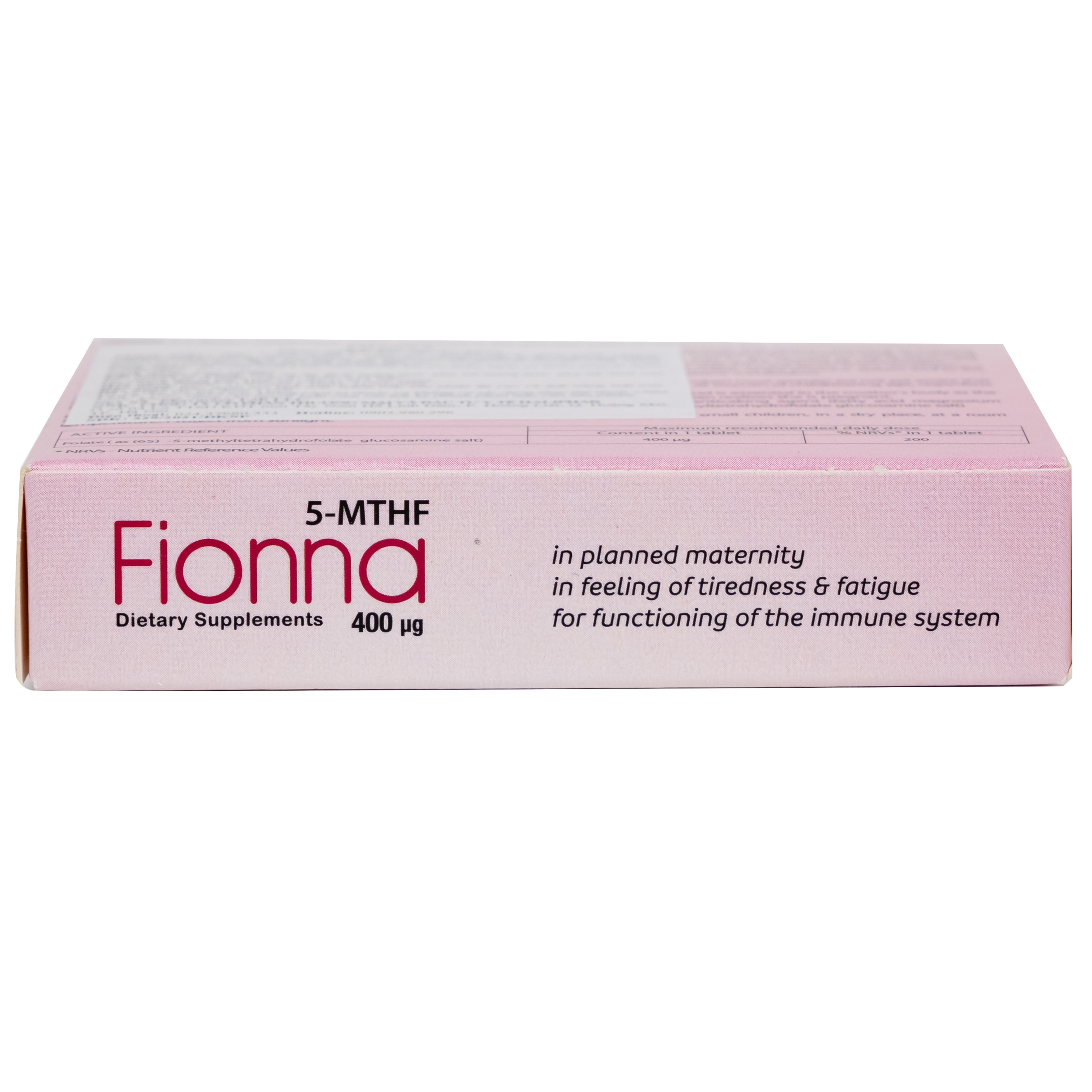 Hình ảnh Thuốc Fionna hỗ trợ giảm nguy cơ thiếu máu do thiếu acid folic (1 vỉ x 30 viên)