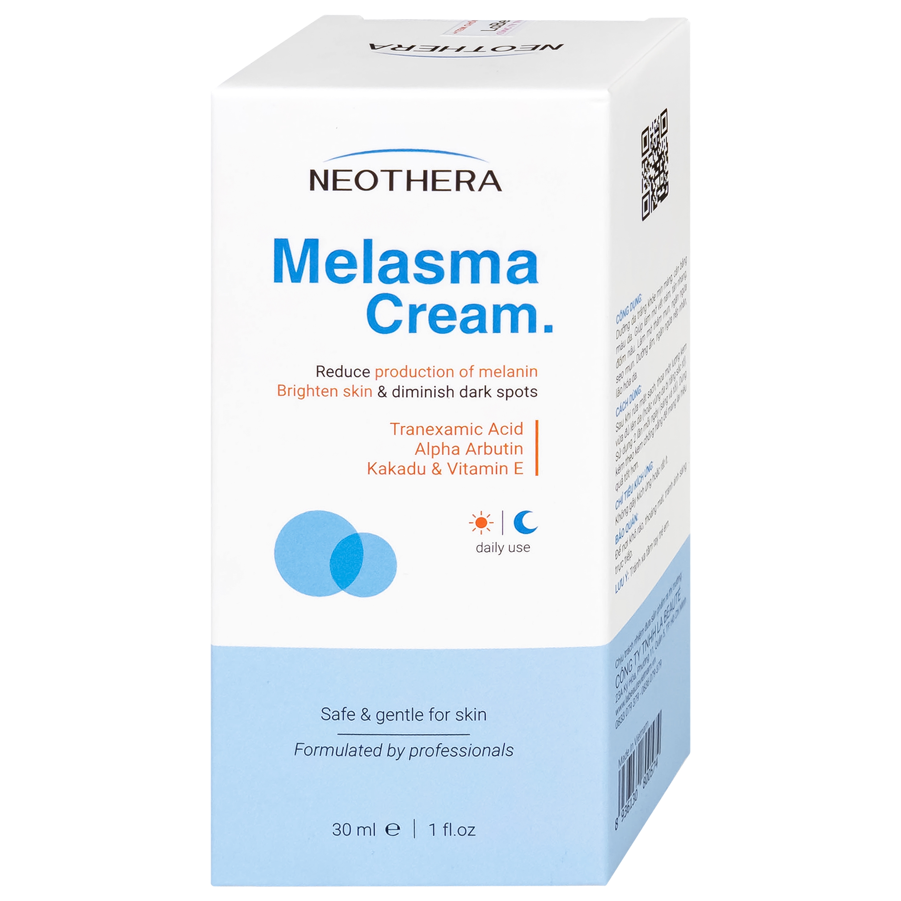 Hình ảnh Kem Melasma Cream Neothera giảm nám, tàn nhang (30ml)