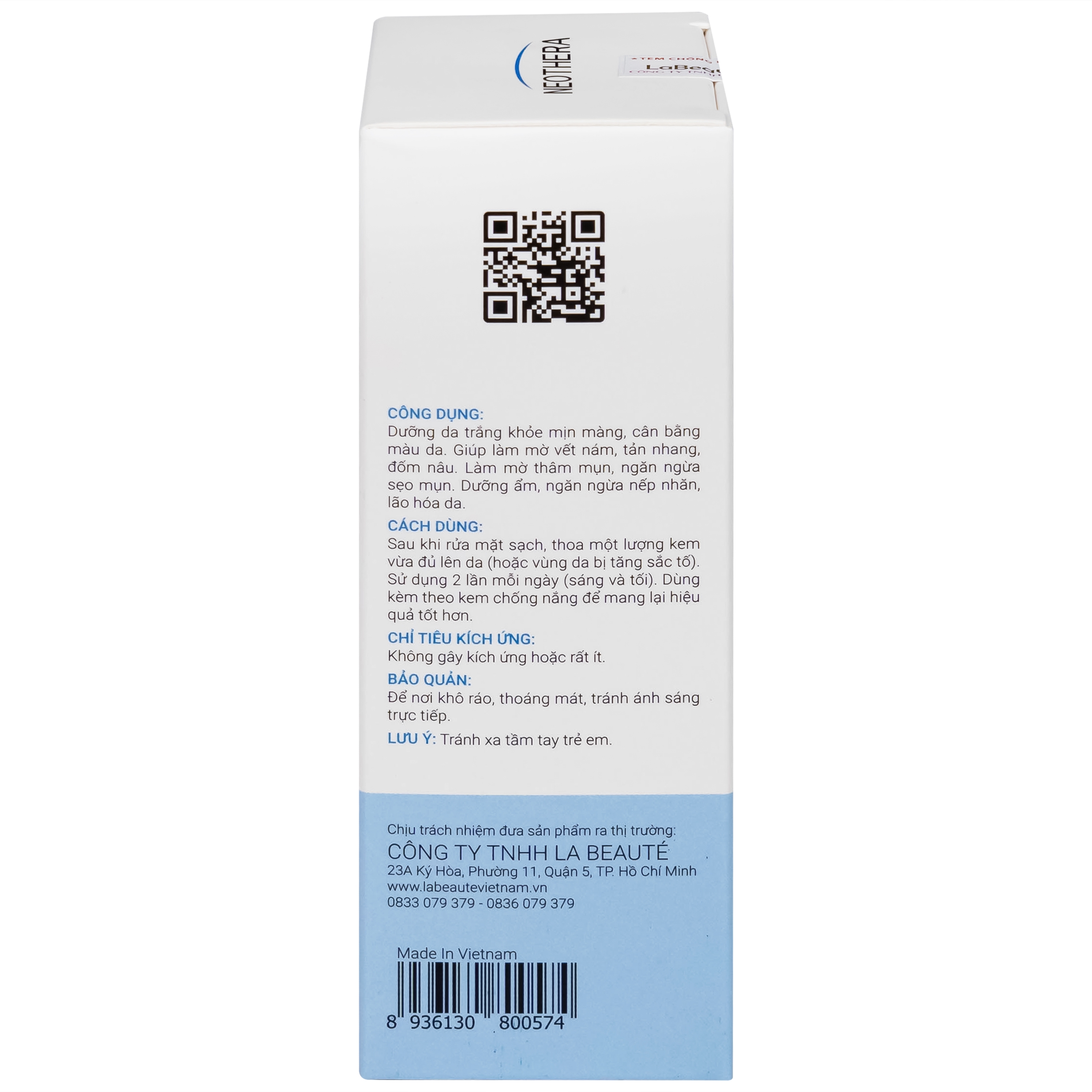 Hình ảnh Kem Melasma Cream Neothera giảm nám, tàn nhang (30ml)