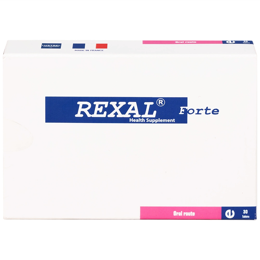 Hình ảnh Viên uống Rexal Forte Lustrel hỗ trợ kháng viêm, giảm phù nề, sưng tấy do chấn thương (2 vỉ x 15 viên)