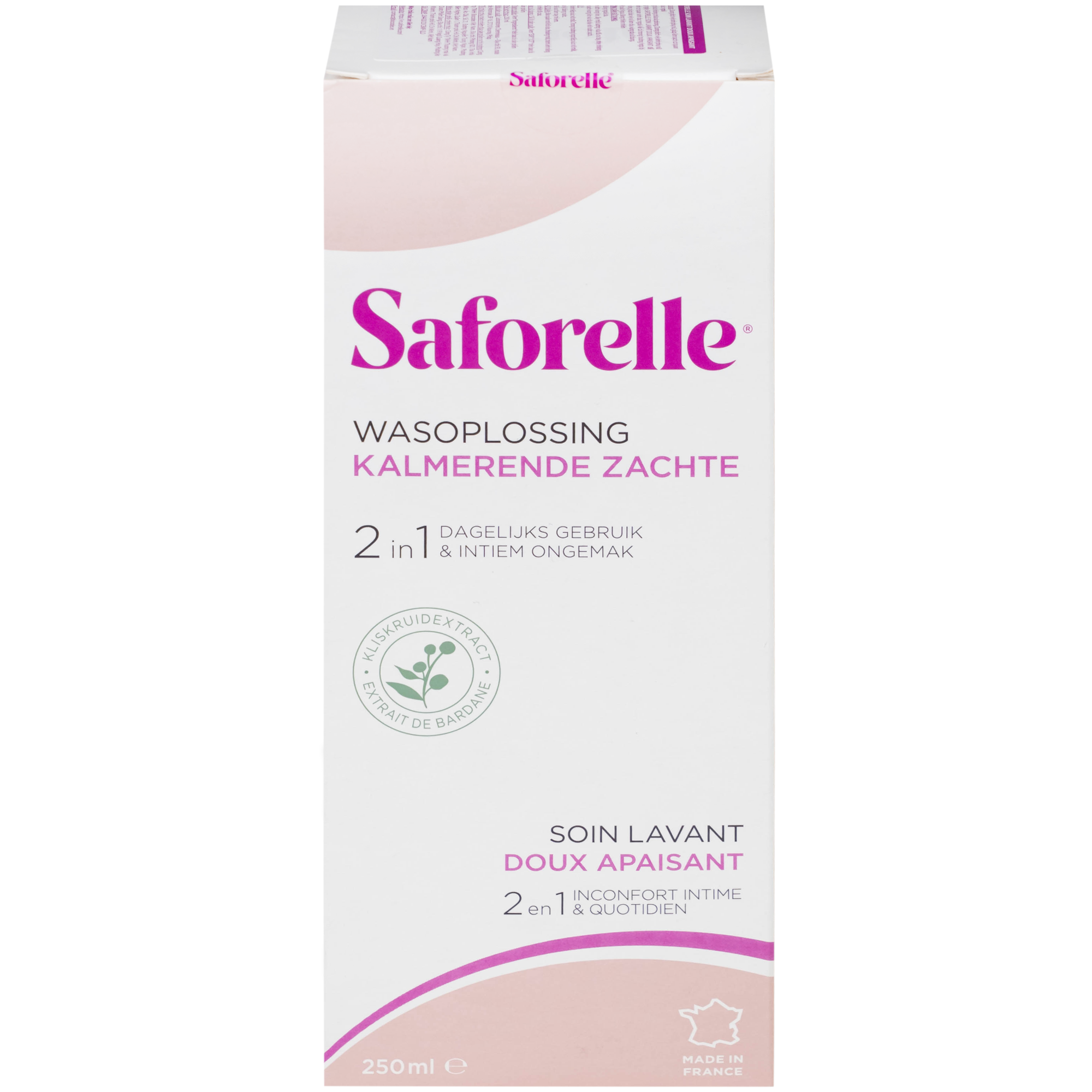 Hình ảnh Dung dịch vệ sinh phụ nữ Saforelle Gentle Soothing Cleansing Care làm sạch dịu nhẹ, bảo vệ vùng kín (250ml)