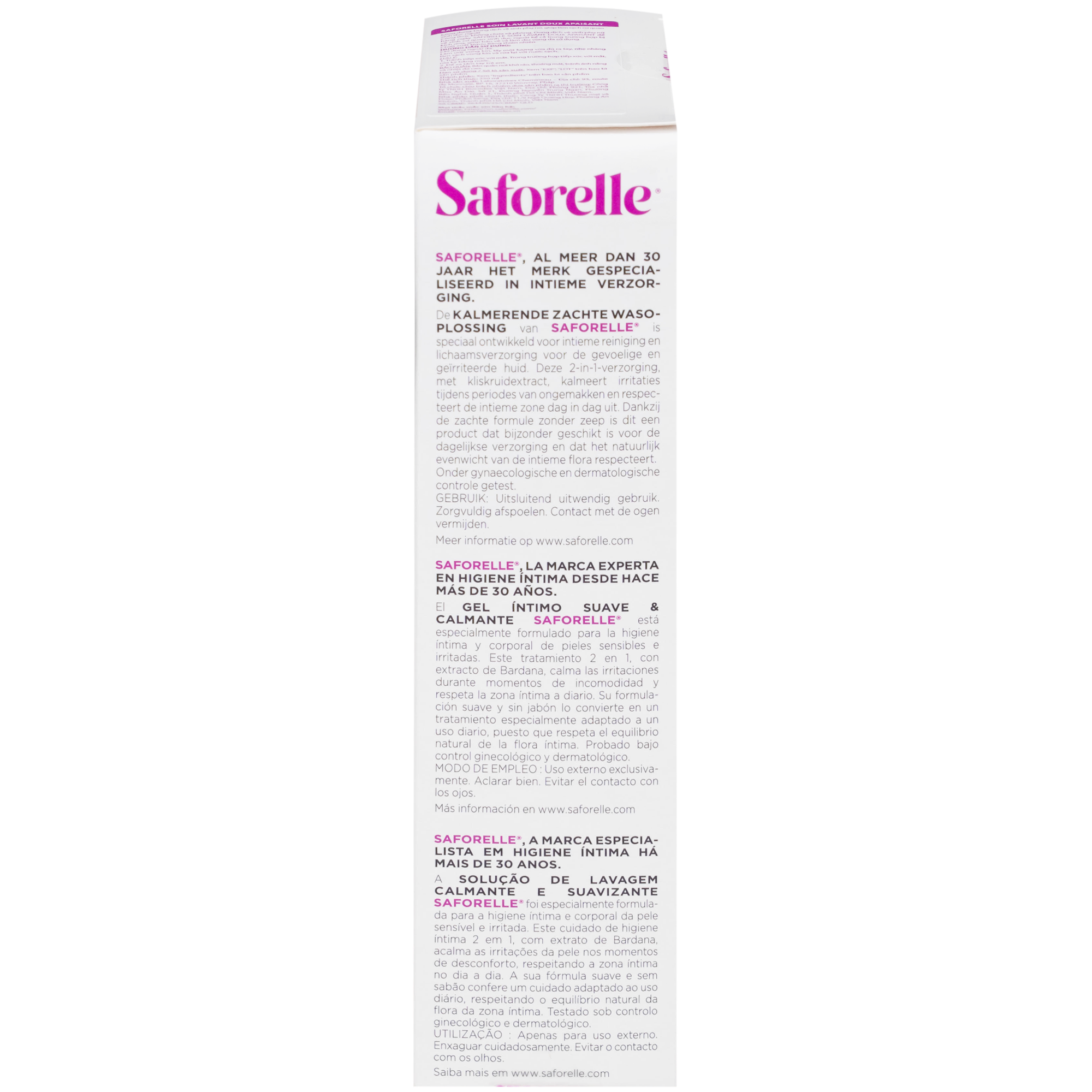 Hình ảnh Dung dịch vệ sinh phụ nữ Saforelle Gentle Soothing Cleansing Care làm sạch dịu nhẹ, bảo vệ vùng kín (250ml)