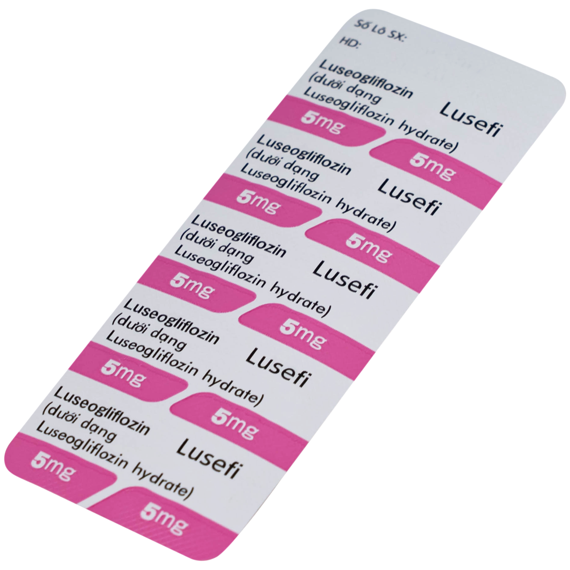 Hình ảnh Thuốc Lusefi 5mg Taisho điều trị bệnh đái tháo đường tuýp 2, cải thiện việc kiểm soát đường huyết (10 vỉ x 10 viên)