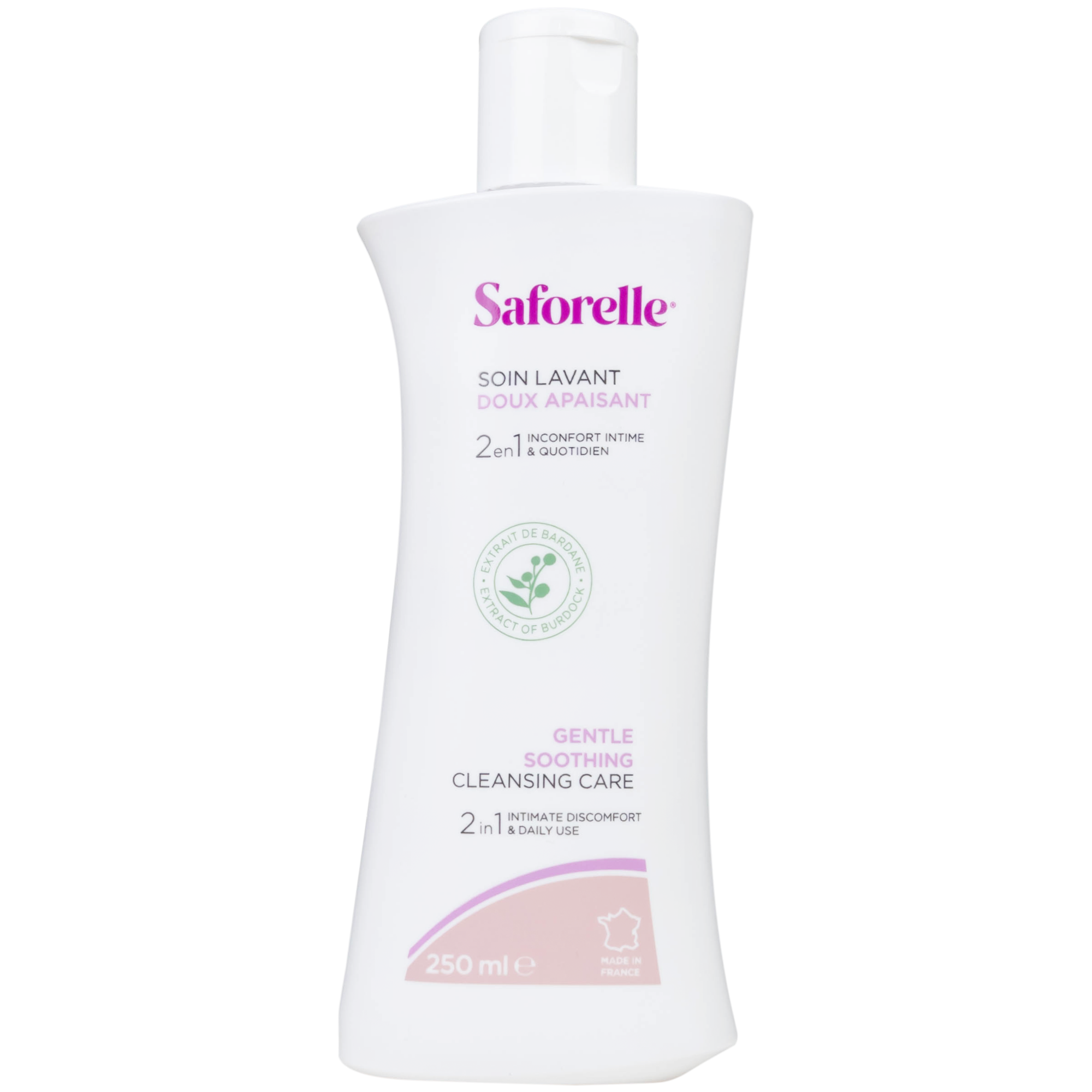 Hình ảnh Dung dịch vệ sinh phụ nữ Saforelle Gentle Soothing Cleansing Care làm sạch dịu nhẹ, bảo vệ vùng kín (250ml)