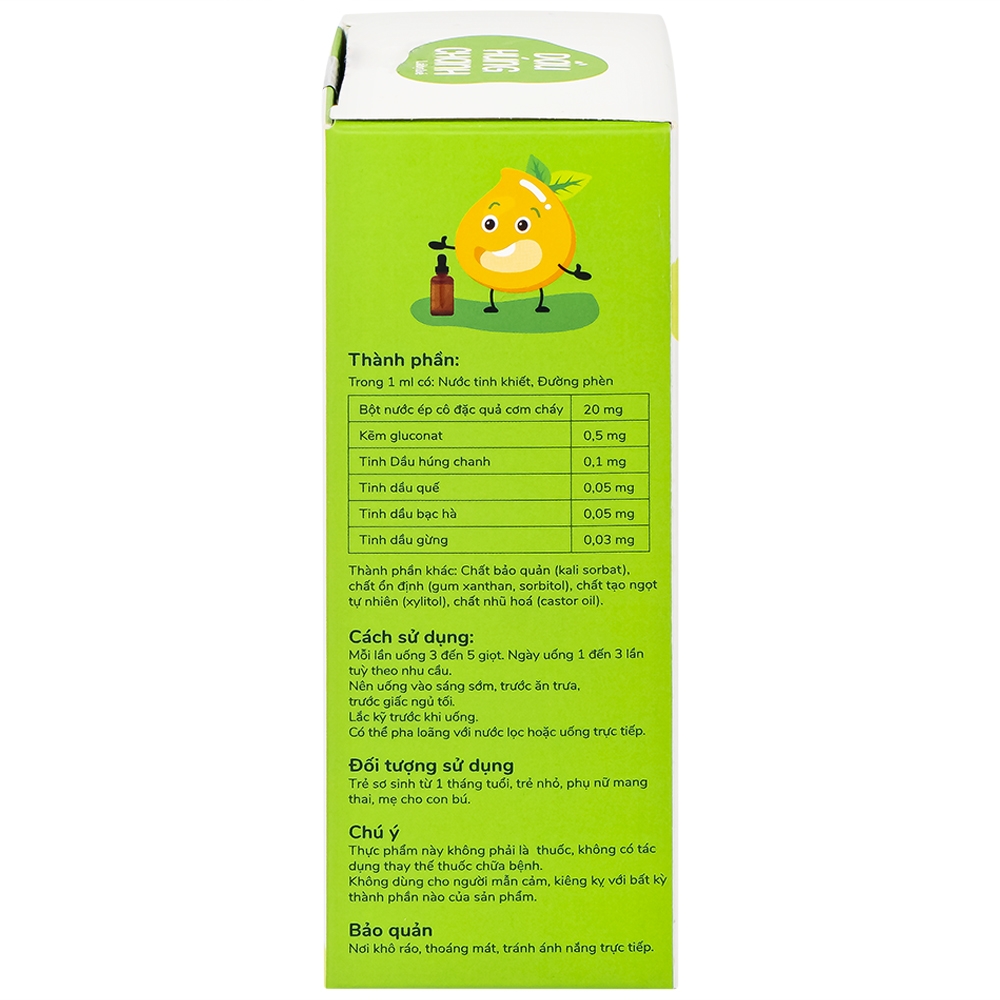 Hình ảnh Dầu Húng Chanh Lábebé hỗ trợ lợi phế trừ đờm, giảm ho (30ml)