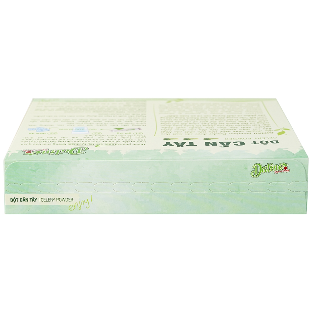 Hình ảnh Bột Cần Tây nguyên chất Datino hỗ trợ giảm cholesterol xấu trong máu (3g x 15 gói)