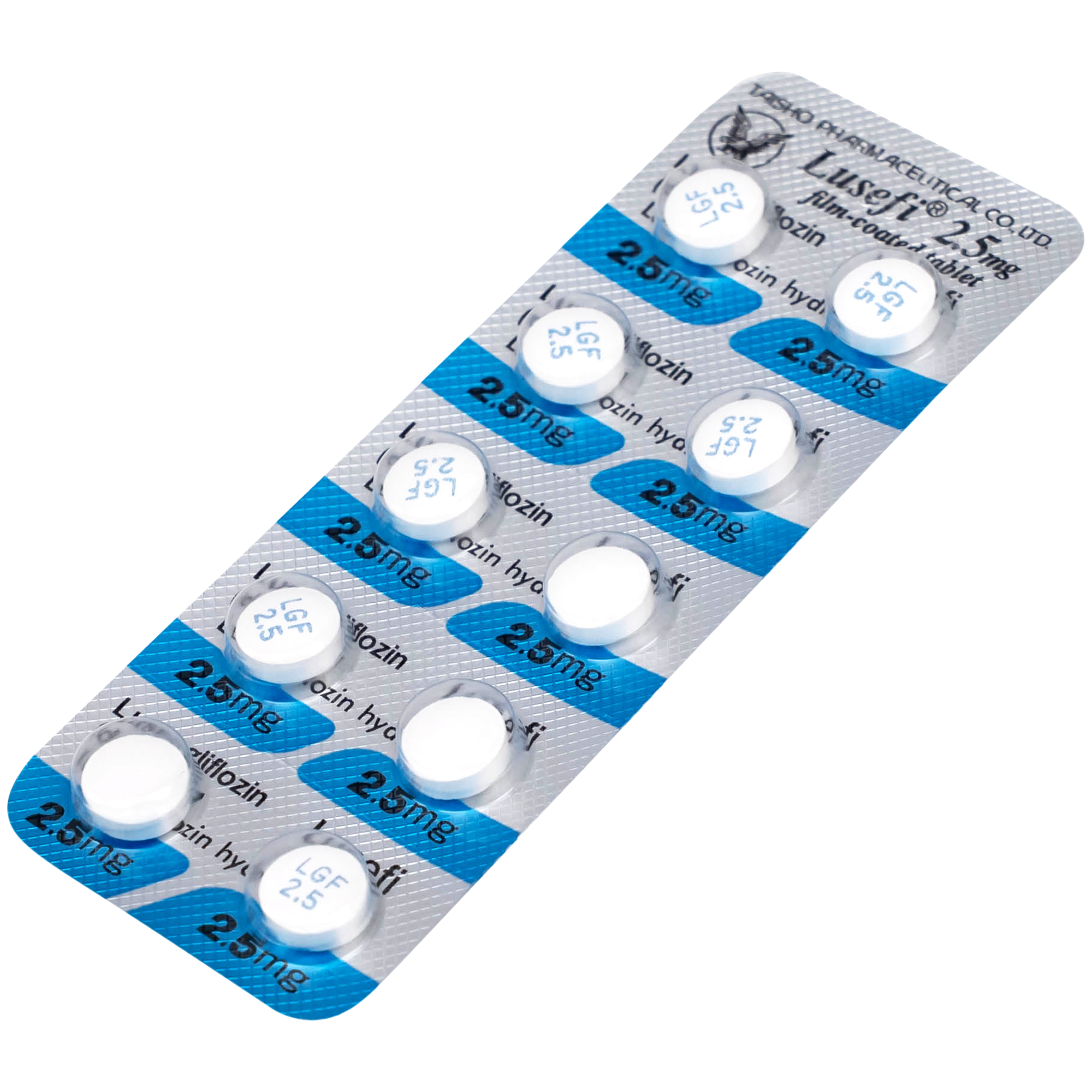 Hình ảnh Thuốc Lusefi 2.5mg Taisho điều trị bệnh đái tháo đường tuýp 2 (10 vỉ x 10 viên)