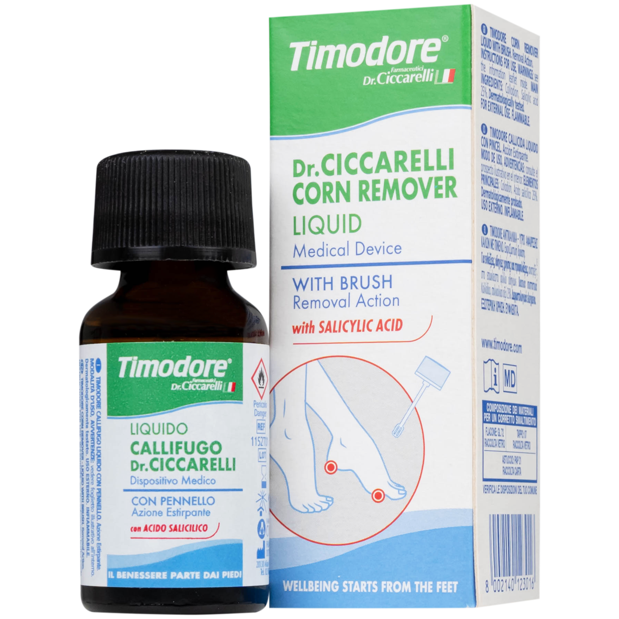 Hình ảnh Dung dịch bôi mụn cóc Timodore 12ml hỗ trợ loại bỏ mụn cóc, vết chai sần