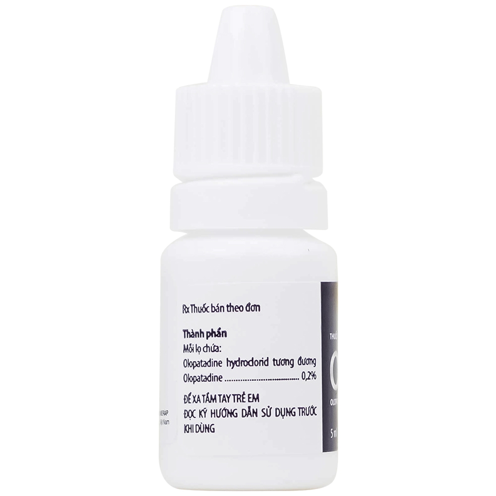 Hình ảnh Thuốc nhỏ mắt Olevid Olopatadine 5ml Merap điều trị triệu chứng ngứa mắt của bệnh viêm kết mạc dị ứng