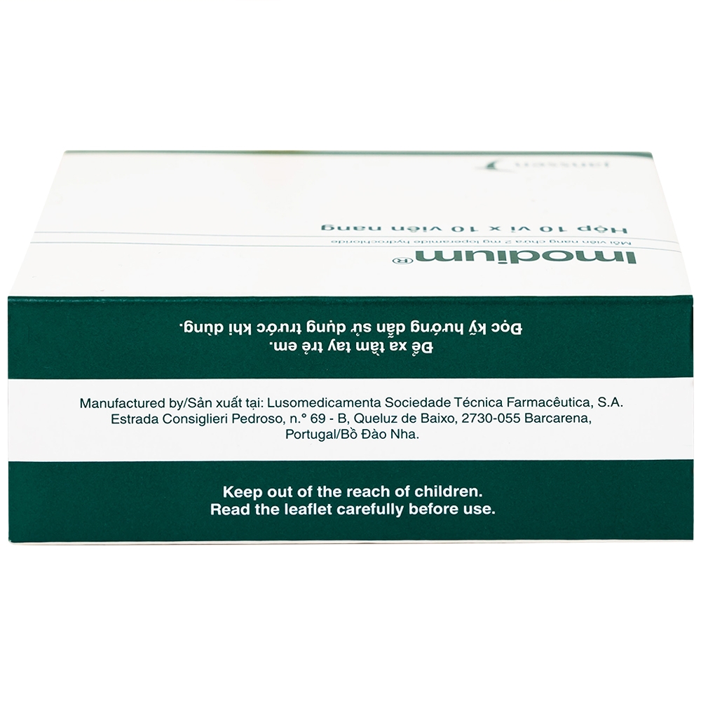 Hình ảnh Thuốc Imodium 2mg Janssen điều trị tiêu chảy cấp tính (10 vỉ x 10 viên)