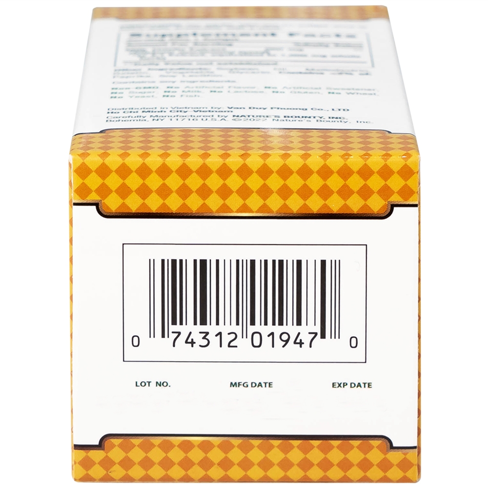 Hình ảnh Viên uống Milk Thistle Nature's Bounty hỗ trợ tăng cường chức năng gan, bảo vệ gan (50 viên)