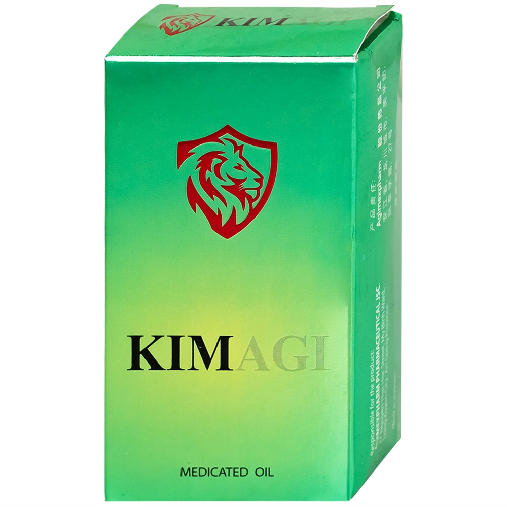 Hình ảnh Dầu gió lăn Kimagi New Agimexpharm làm ấm da vùng xoa, sử dụng khi massage hỗ trợ thư giãn (9ml)