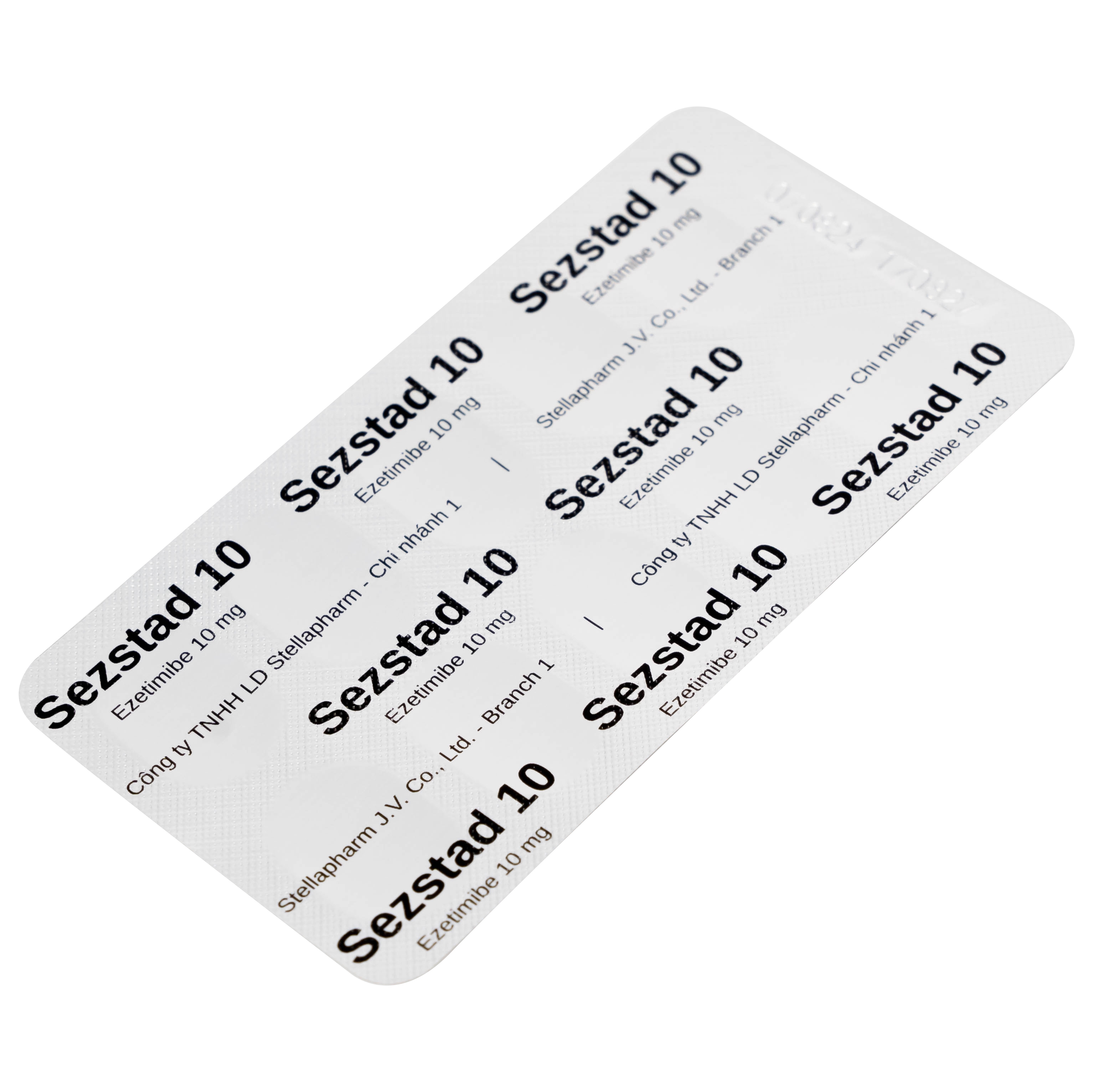 Hình ảnh Thuốc Sezstad 10 Stella điều trị tăng cholesterol máu nguyên phát (6 vỉ x 10 viên)