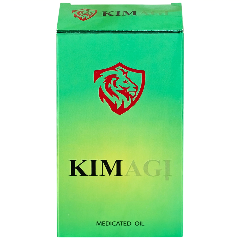 Hình ảnh Dầu gió lăn Kimagi New Agimexpharm làm ấm da vùng xoa, sử dụng khi massage hỗ trợ thư giãn (9ml)