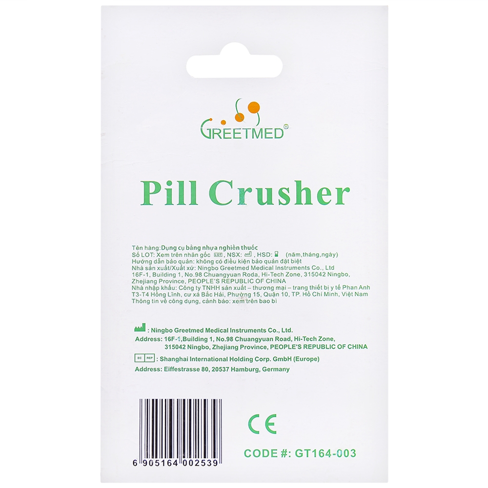 Hình ảnh Dụng cụ nghiền thuốc Pill Crusher Greetmed giúp nghiền thuốc đơn giản, nhanh chóng (1 cái)