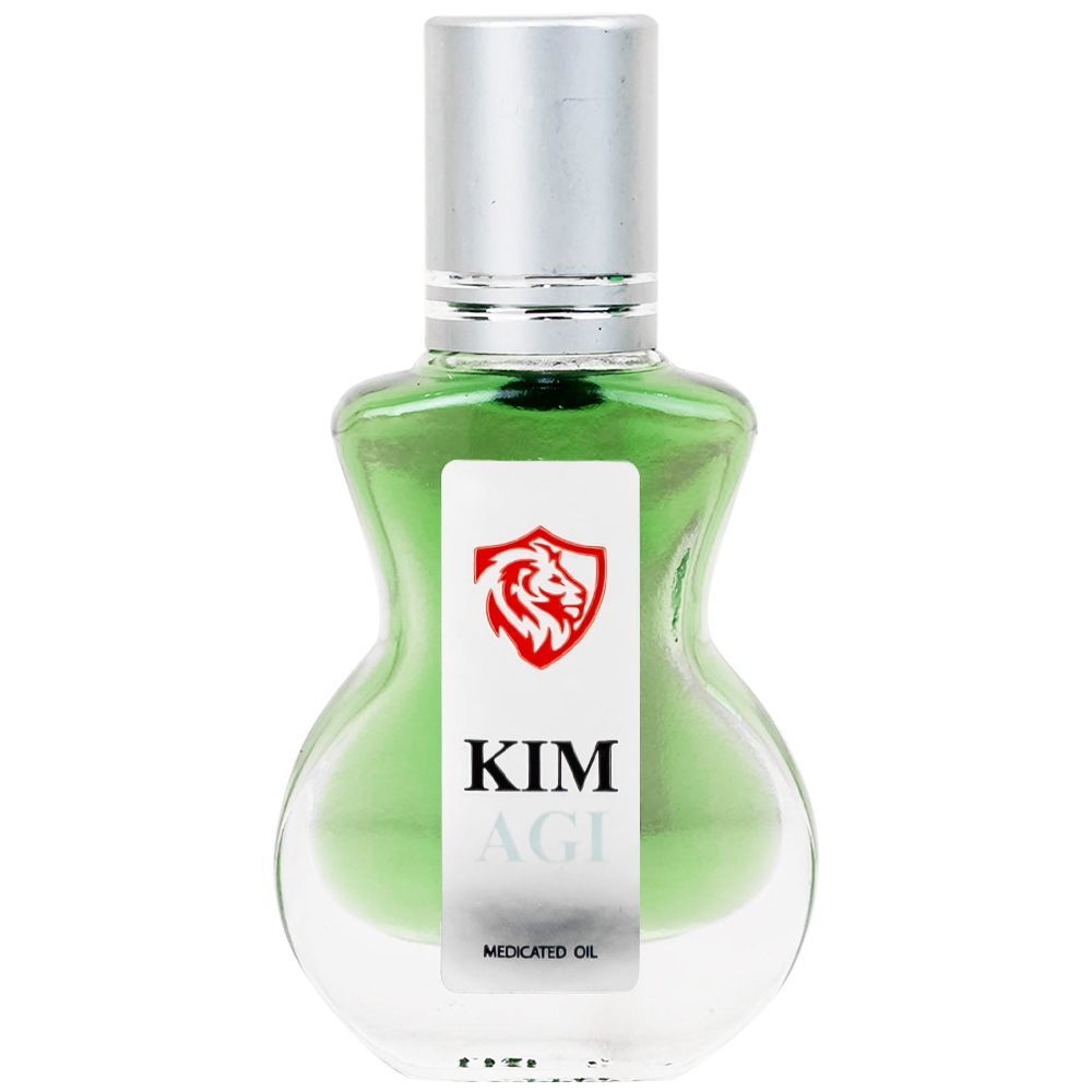 Hình ảnh Dầu gió lăn Kimagi New Agimexpharm làm ấm da vùng xoa, sử dụng khi massage hỗ trợ thư giãn (9ml)