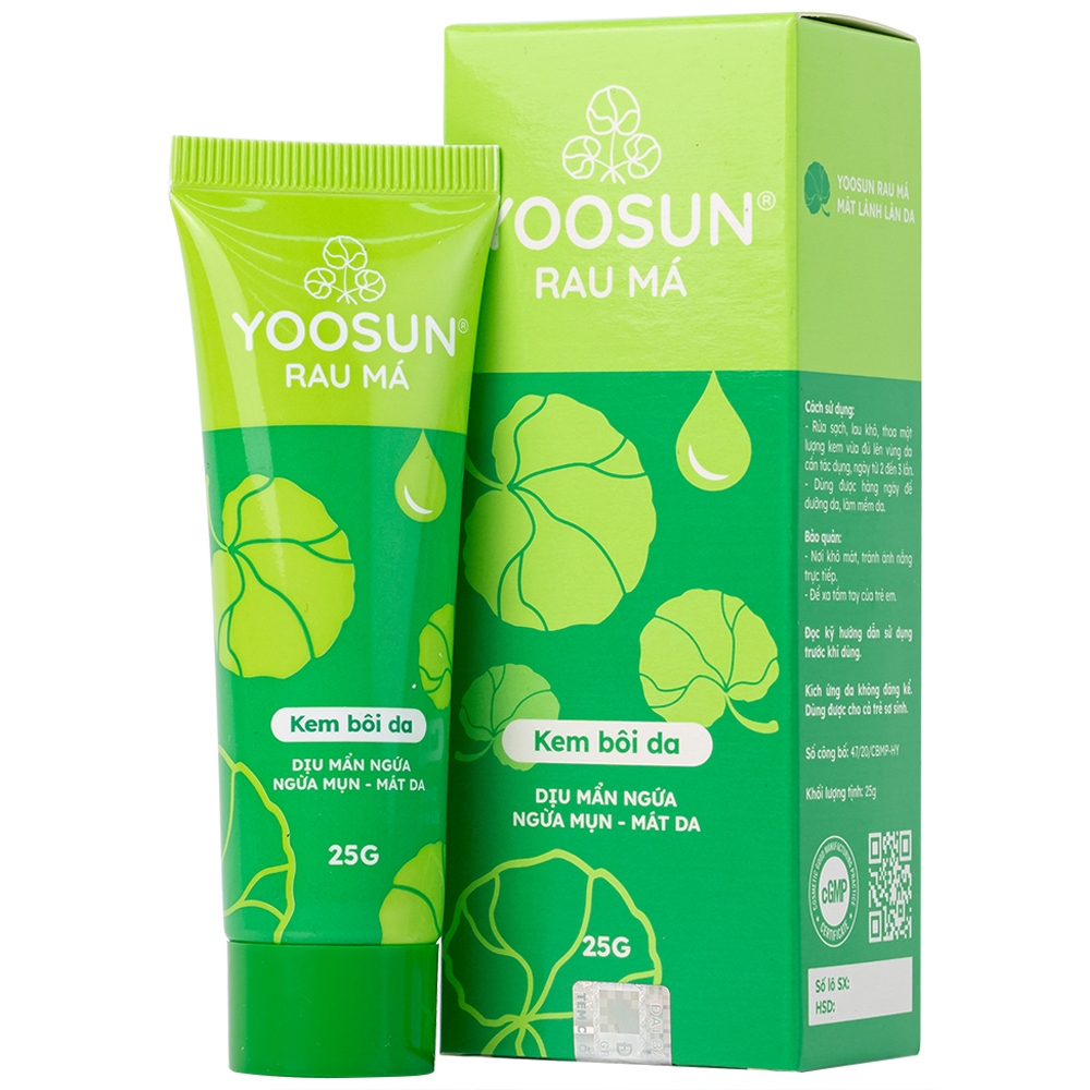 Hình ảnh Kem bôi da Yoosun rau má Đại Bắc ngừa mụn, mát da, tránh sẹo (25g)