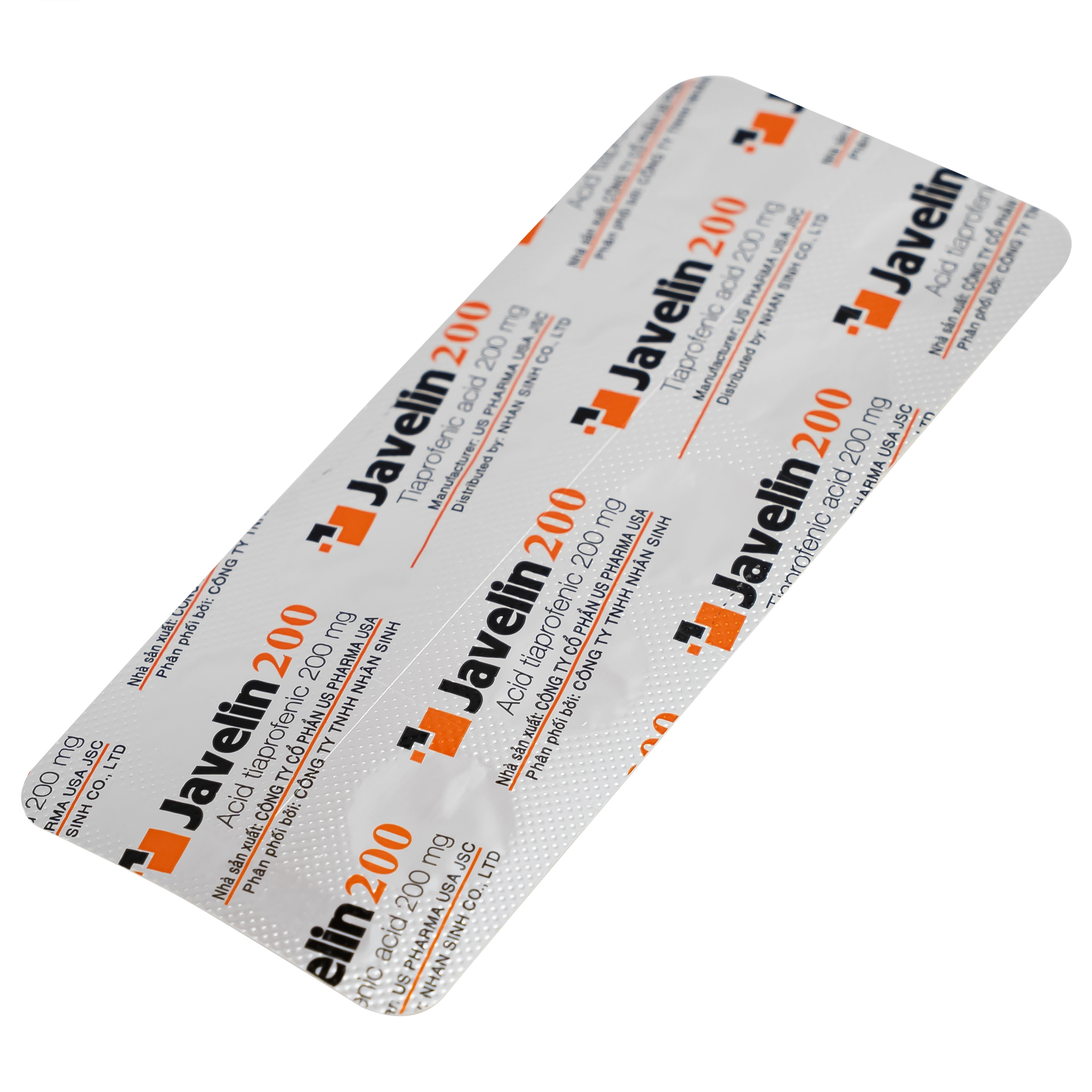 Hình ảnh Thuốc Javelin 200mg USP điều trị các bệnh viêm khớp và đau cột sống (3 vỉ x 10 viên)