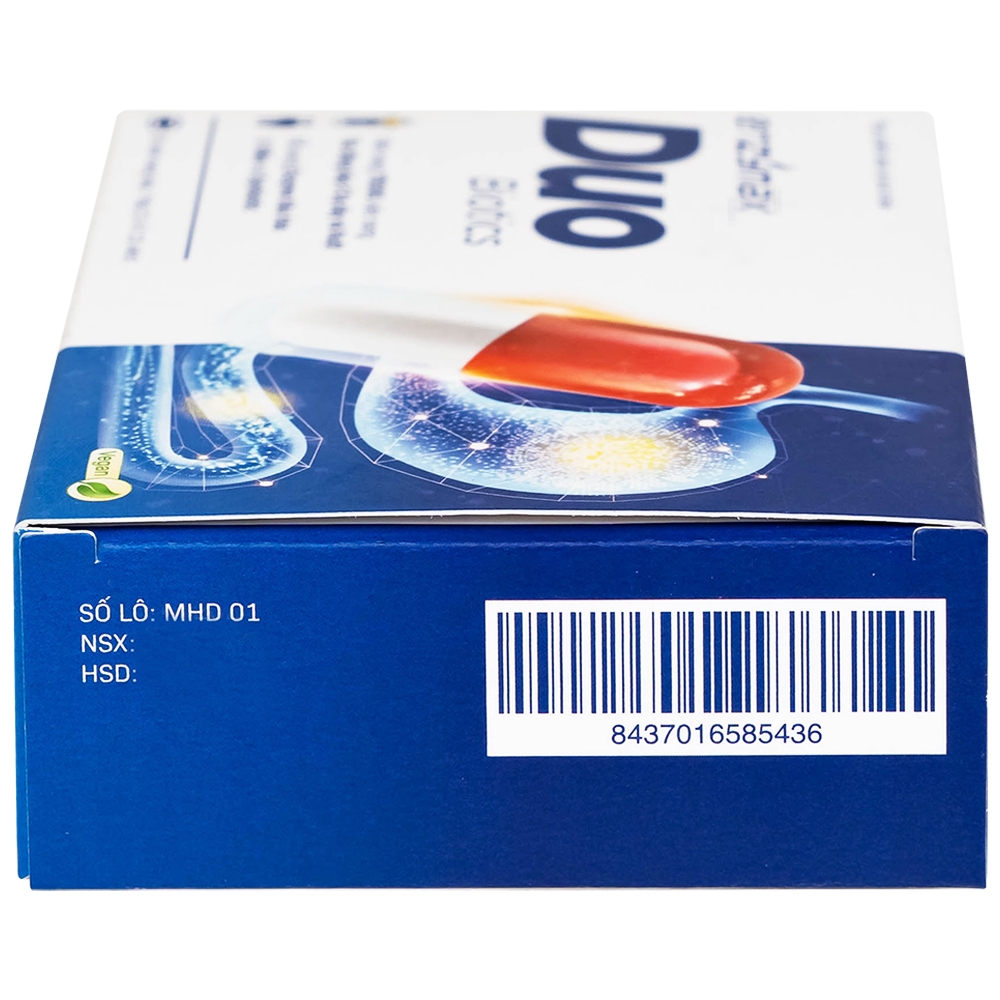 Hình ảnh Viên uống EnzymaxDuo Biotics MHD bổ sung lợi khuẩn và enzyme tiêu hóa cho cơ thể (2 vỉ x 10 viên)