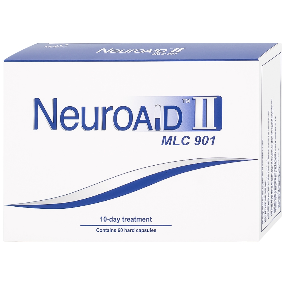 Hình ảnh Thuốc NeuroAID II MLC 901 Moleac điều trị phục hồi chức năng cho bệnh nhân đột quỵ (3 hộp x 60 viên)