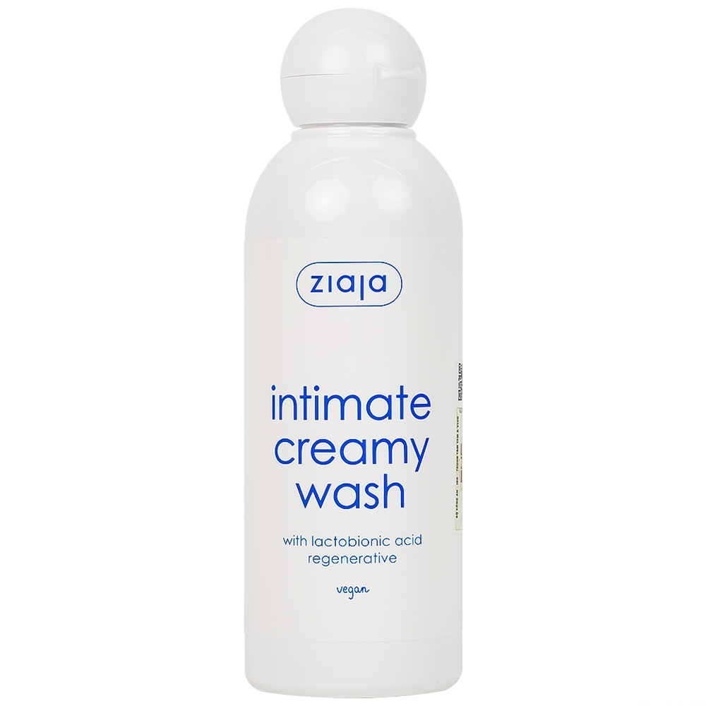 Hình ảnh Kem vệ sinh Ziaja Intimate bổ sung Lactobionic Acid giúp ngăn ngừa tình trạng viêm nhiễm phụ khoa (200ml)