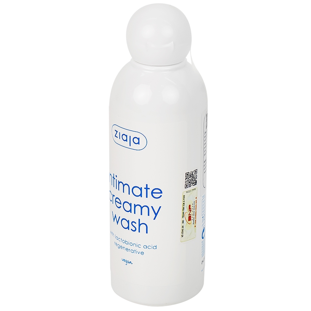 Hình ảnh Kem vệ sinh Ziaja Intimate bổ sung Lactobionic Acid giúp ngăn ngừa tình trạng viêm nhiễm phụ khoa (200ml)