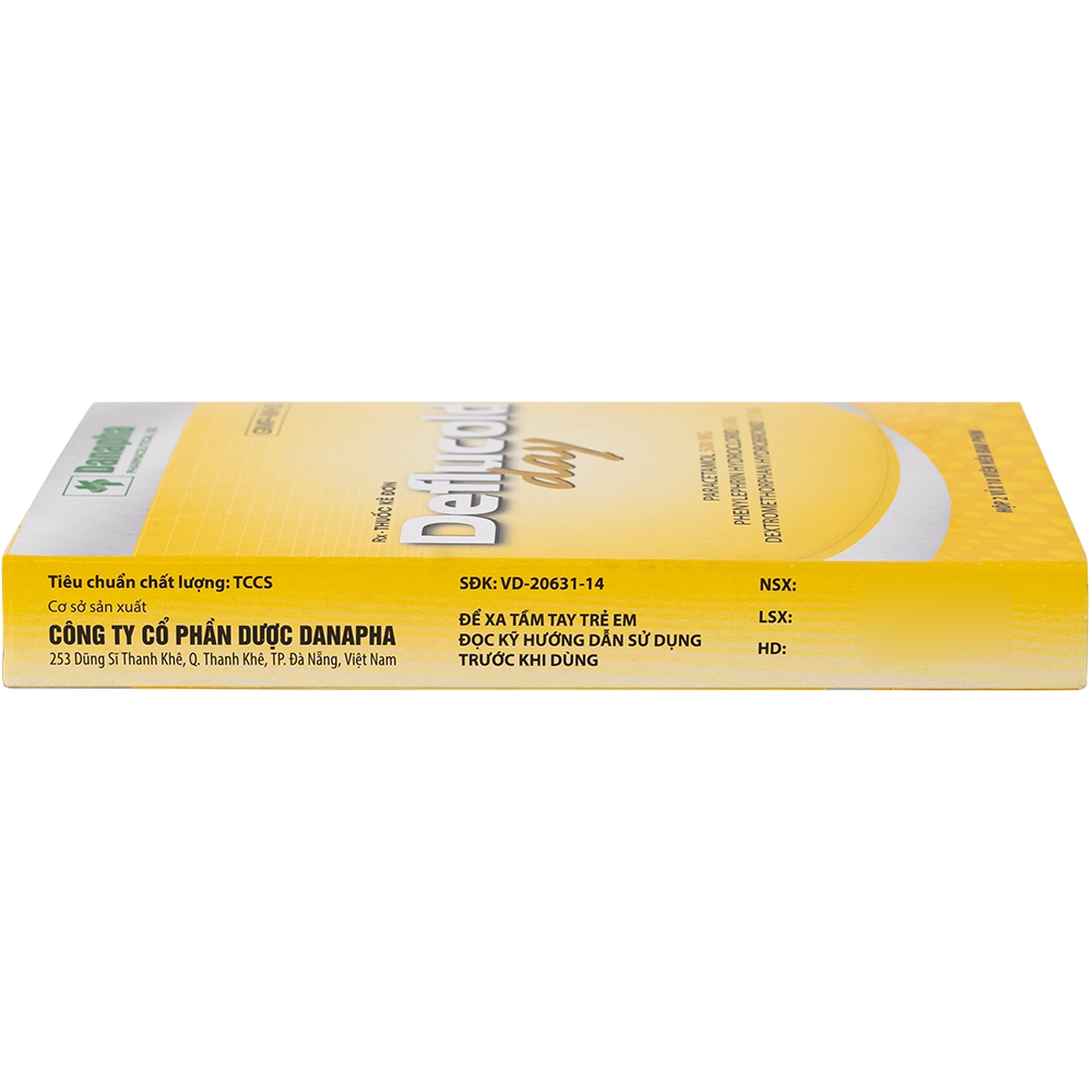 Hình ảnh Thuốc Deflucold day Danapha giảm tạm thời các triệu chứng cảm lạnh và cảm cúm (2 vỉ x 10 viên)