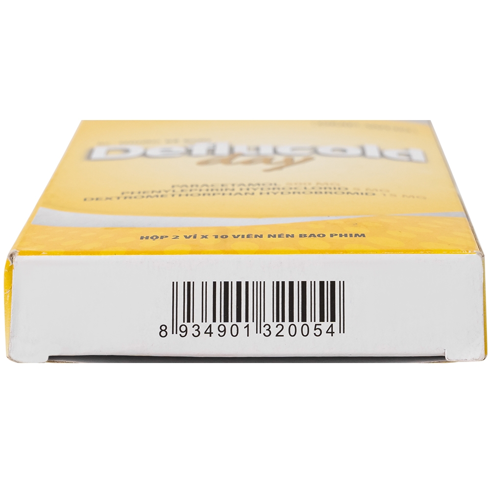 Hình ảnh Thuốc Deflucold day Danapha giảm tạm thời các triệu chứng cảm lạnh và cảm cúm (2 vỉ x 10 viên)