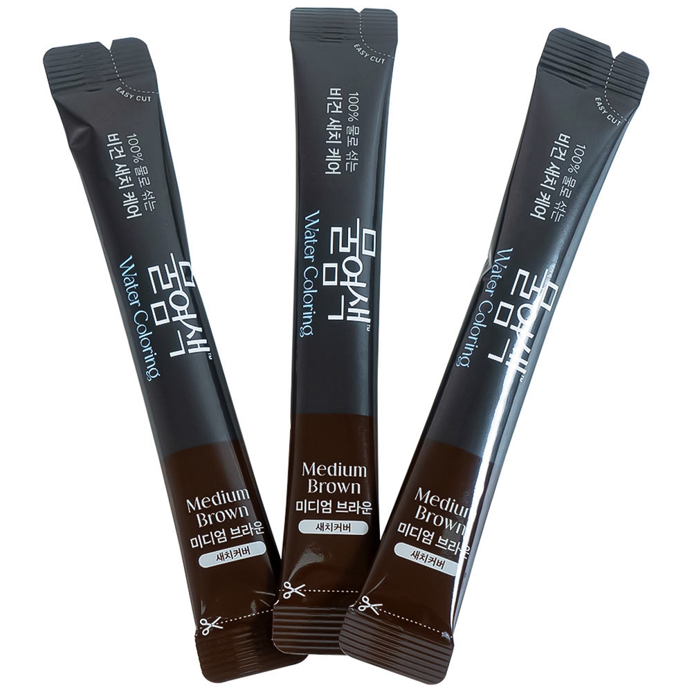 Hình ảnh Nước nhuộm phủ bạc - nâu hạt dẻ Seedbee Water Coloring Medium Brown Nbiyan (30g)