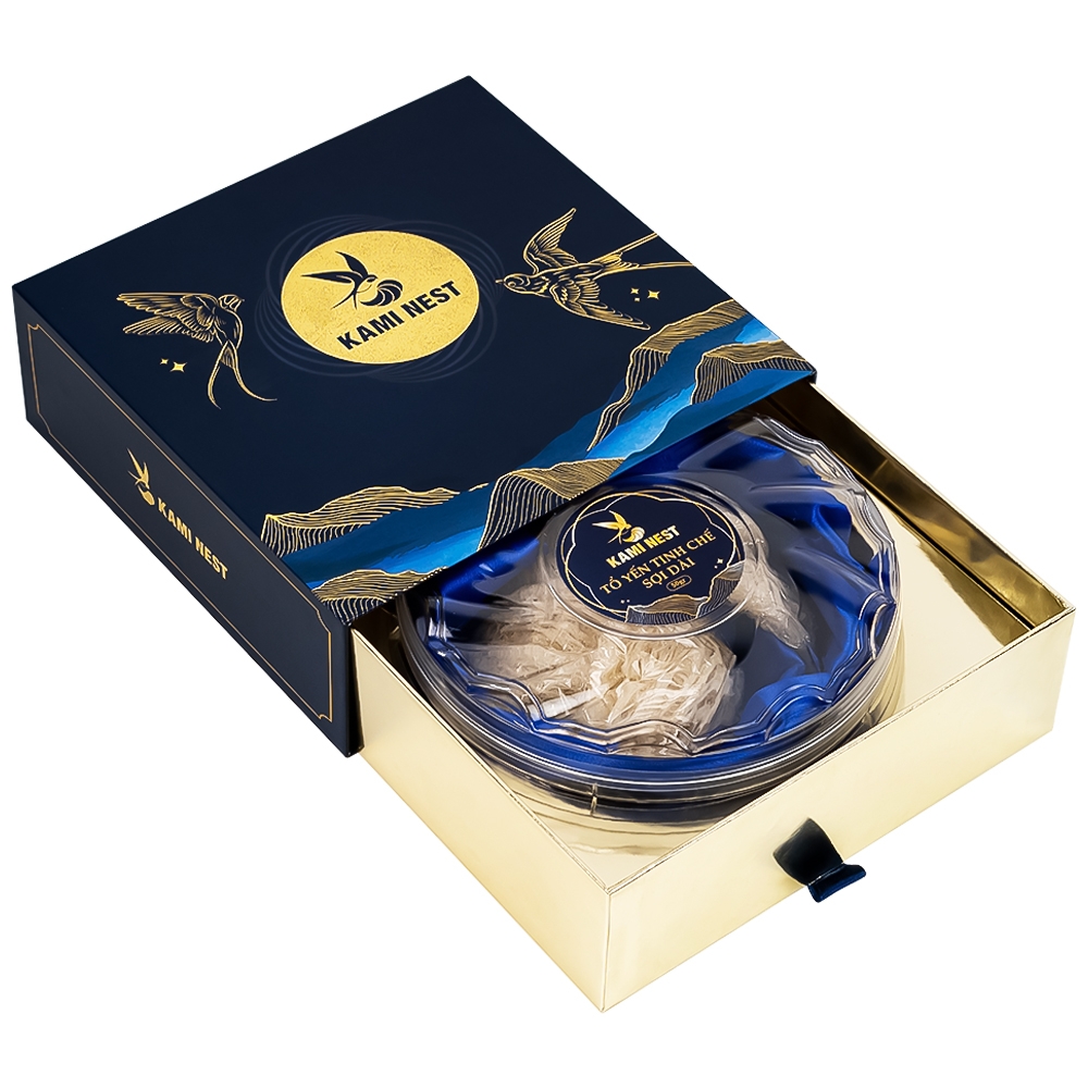 Hình ảnh Tổ yến tinh chế sợi dài Kami Nest bổ dưỡng cho hệ tim mạch, tăng cường hệ thống miễn dịch (50g)