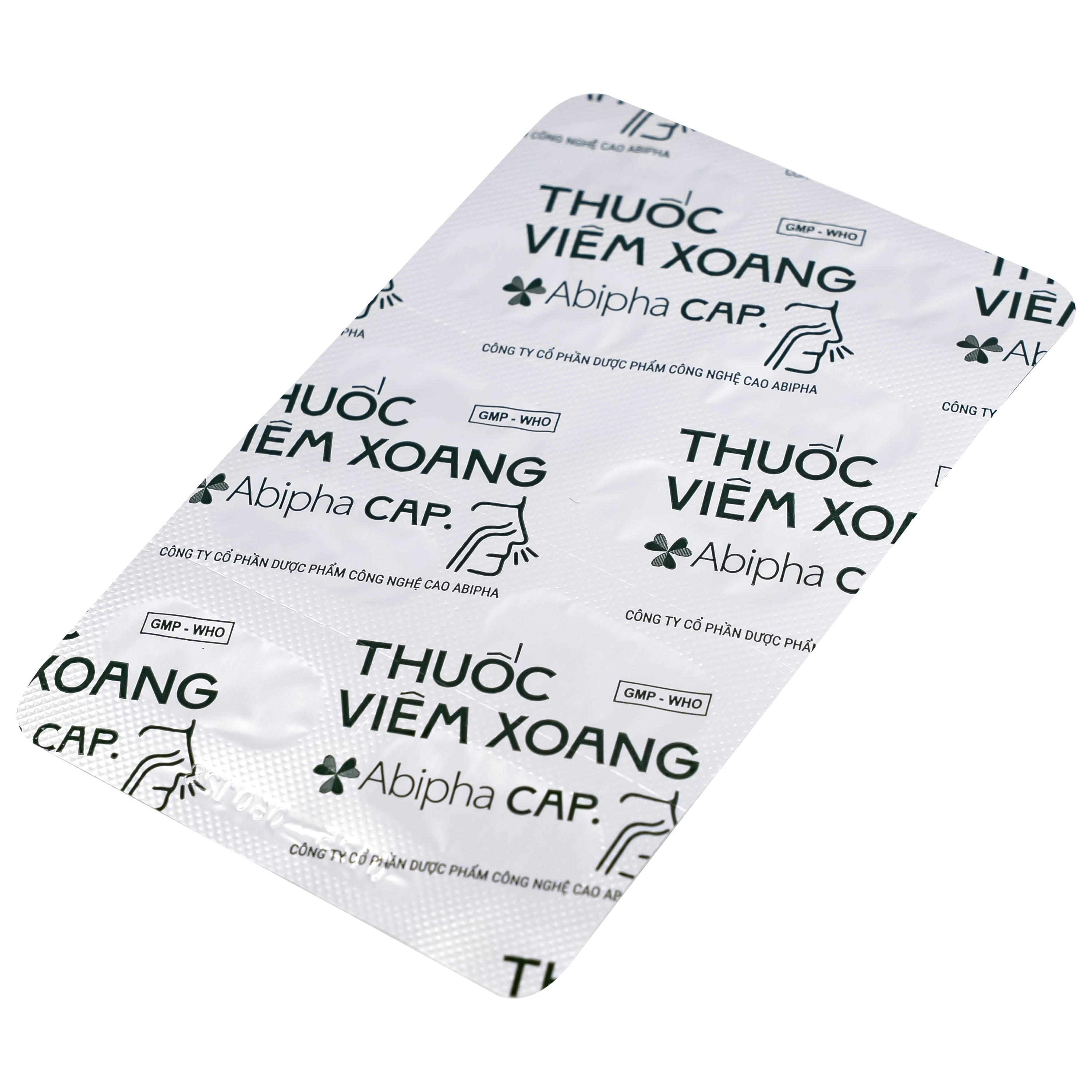 Hình ảnh Thuốc viêm xoang Abipha Cap điều trị viêm xoang, nghẹt mũi, sổ mũi, viêm mũi dị ứng (3 vỉ x 10 viên)