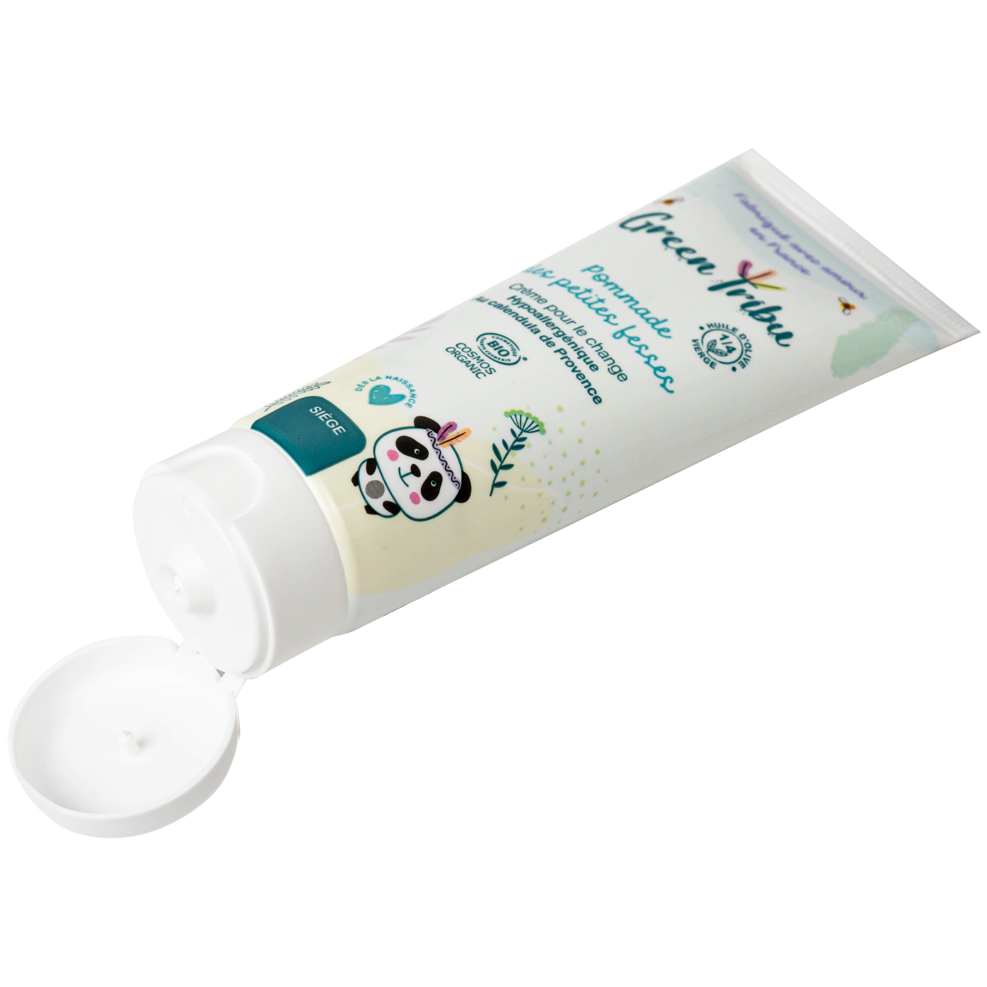 Hình ảnh Kem bôi hữu cơ dịu da, hăm tã cho trẻ sơ sinh và trẻ nhỏ Green Tribu Pommade Des Petites Fesses (75ml)