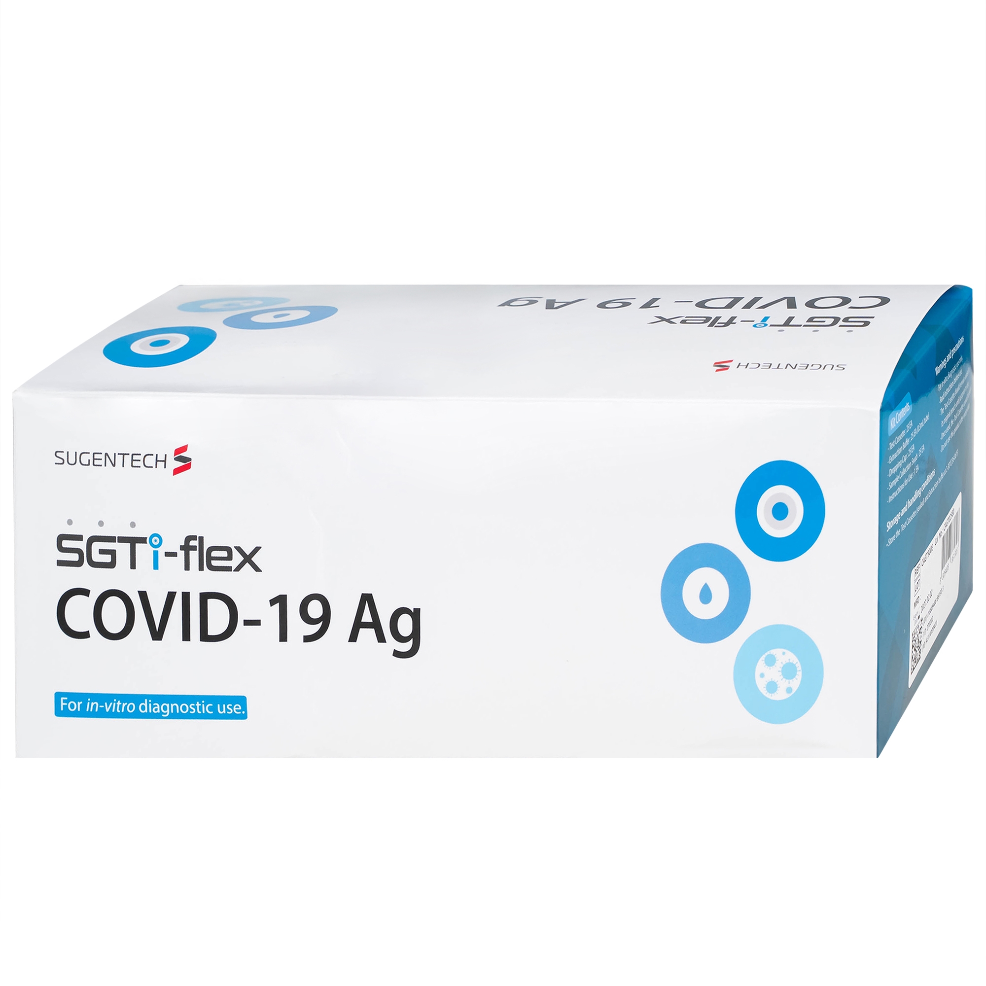 Hình ảnh Kit test Covid Sgti-flex - korea khay thử xét nghiệm kháng nguyên Sars Cov-2 (25 kit)