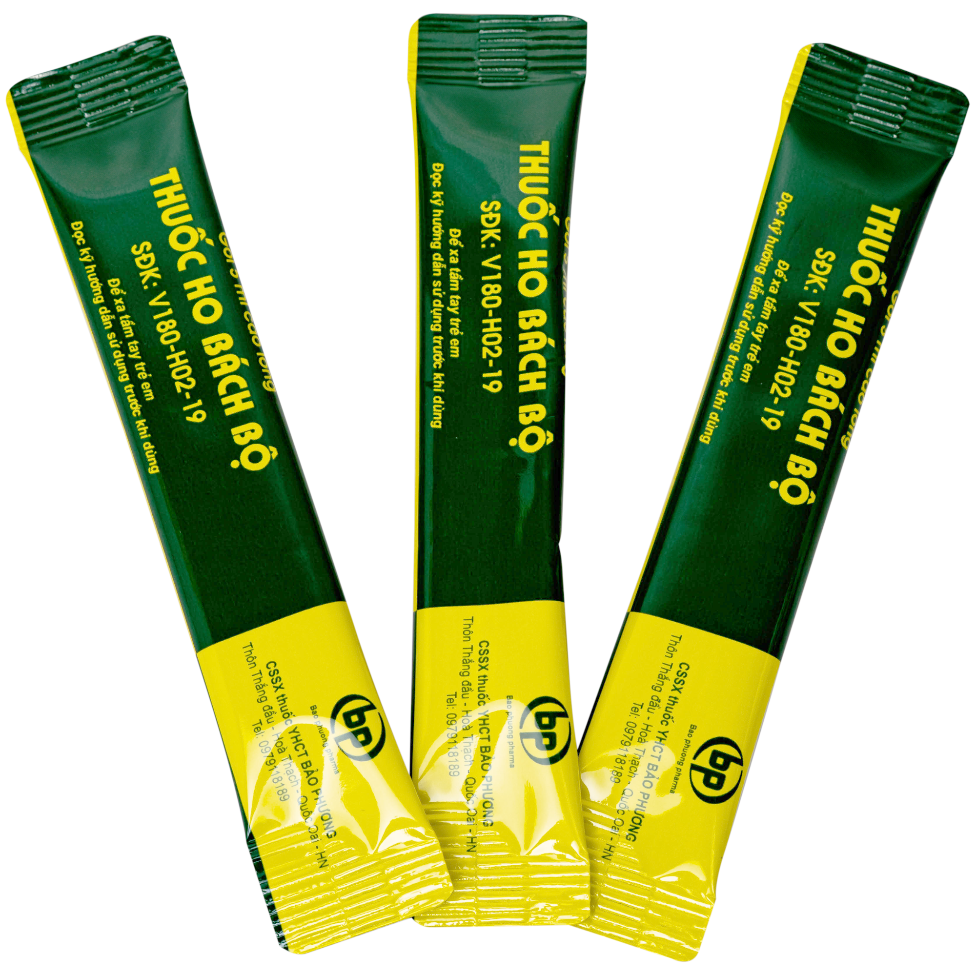 Hình ảnh Siro Thuốc ho Bách Hộ Điều trị ho dai dẳng lâu ngày, ho gà, viêm phế quản (20 gói x 5ml)