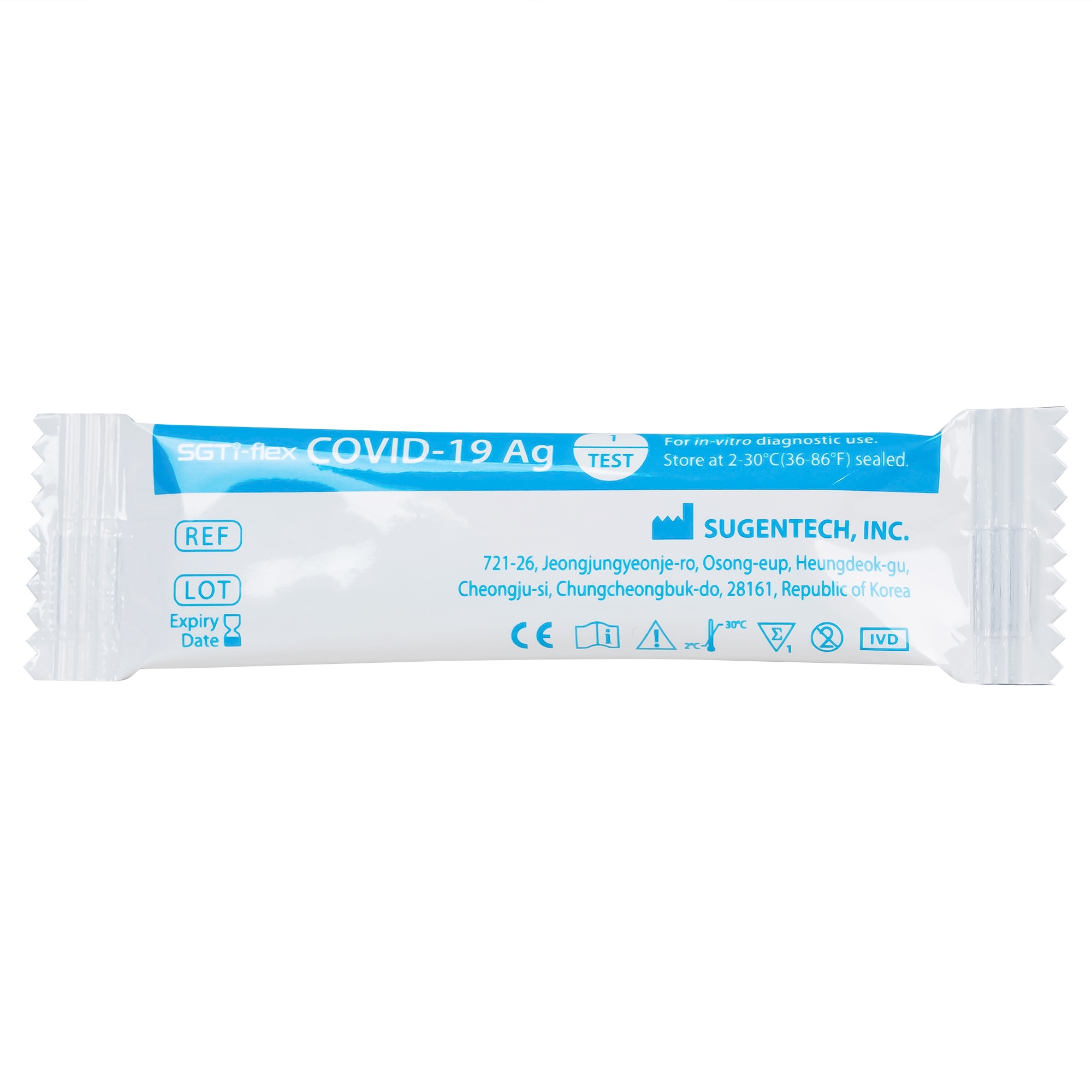 Hình ảnh Kit test Covid Sgti-flex - korea khay thử xét nghiệm kháng nguyên Sars Cov-2 (25 kit)