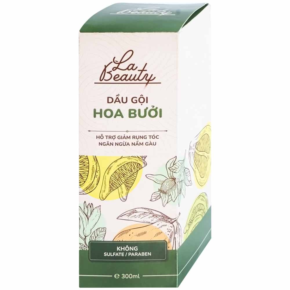 Hình ảnh Dầu gội hoa bưởi La Beauty hỗ trợ giảm rụng tóc, ngăn ngừa nấm gàu (300ml)