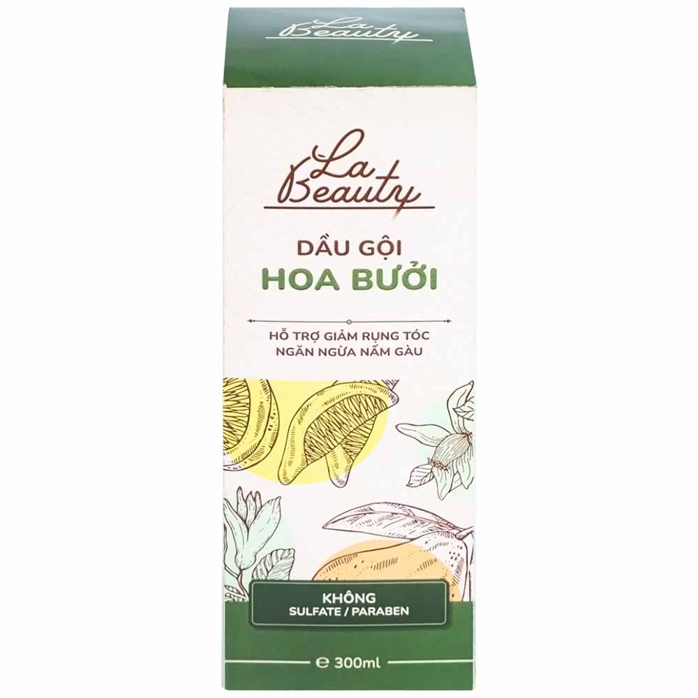 Hình ảnh Dầu gội hoa bưởi La Beauty hỗ trợ giảm rụng tóc, ngăn ngừa nấm gàu (300ml)