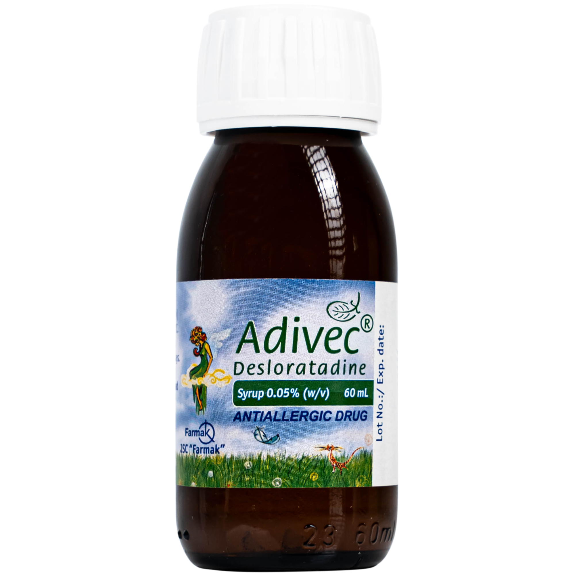 Hình ảnh Thuốc Adivec 0.5mg điều trị viêm
mũi dị ứng (60ml)