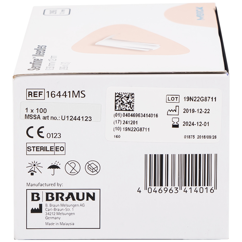 Hình ảnh Kim tiêm Serofine Needles 29g Merck dùng cùng bút tiêm tiểu đường trong điều trị tiểu đường (100 cái)