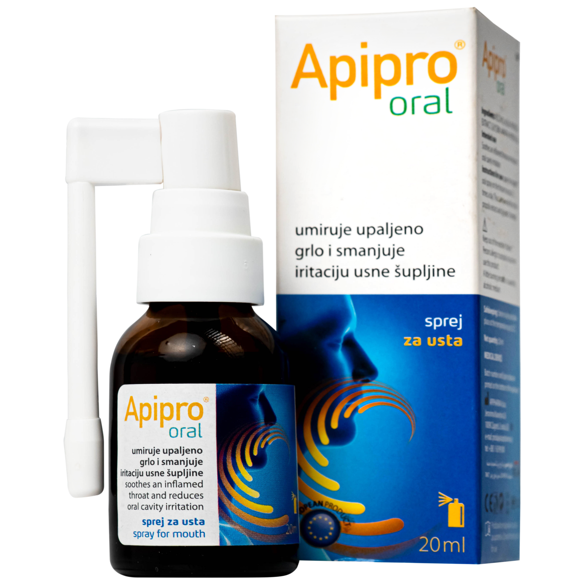 Hình ảnh Xịt Họng Apipro Oral 20Ml Làm Dịu Viêm Họng, Giảm Kích Ứng Do Cảm Cúm