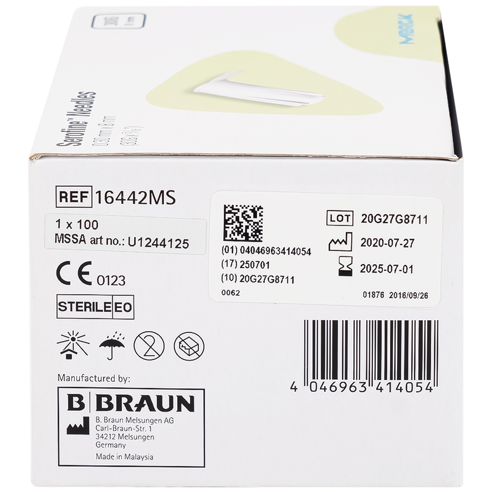 Hình ảnh Kim tiêm Serofine Needles 30g Merck điều trị bệnh tiểu đường bằng insulin (100 cái)