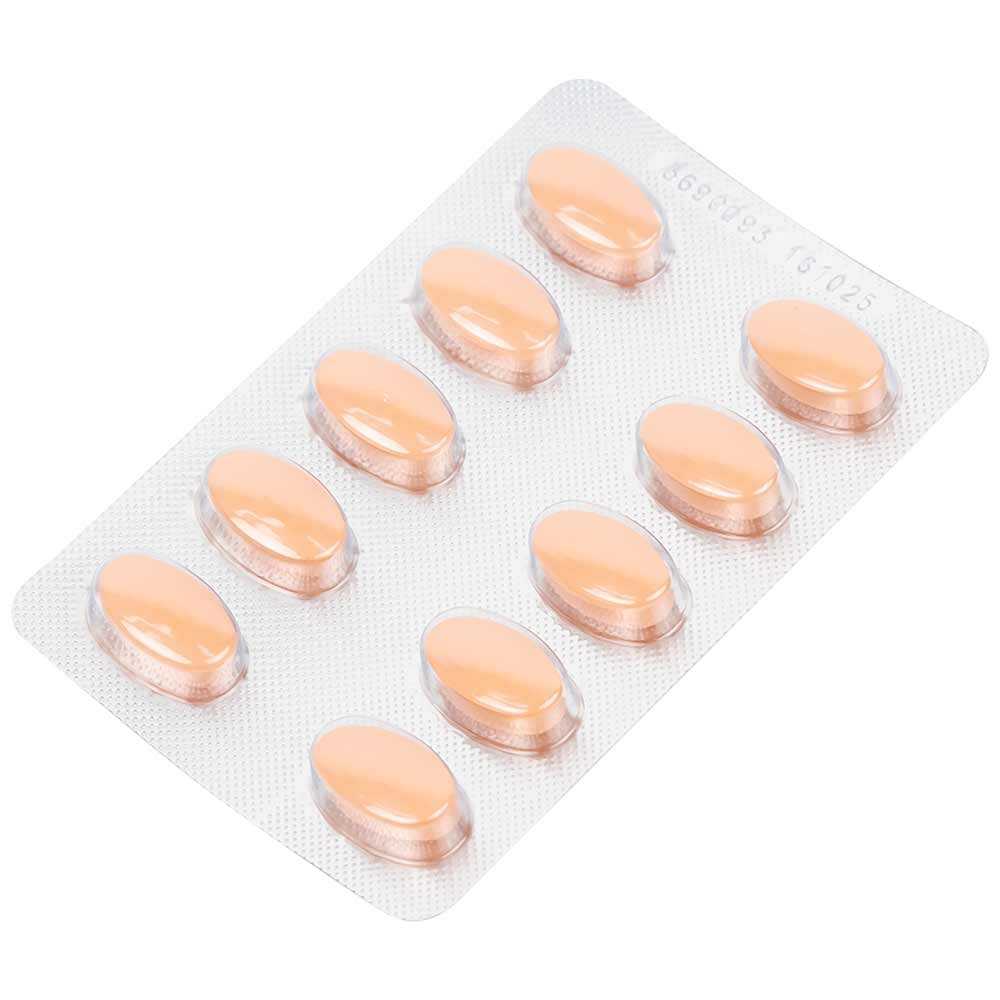 Hình ảnh Thuốc Henex 500mg Abbott điều trị suy tĩnh mạch - mạch bạch huyết, cơn trĩ cấp (10 vỉ x 10 viên)