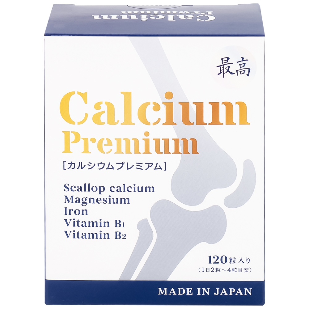 Hình ảnh Thực phẩm bảo vệ sức khỏe Calcium Premium JpanWell bổ sung canxi, giảm nguy cơ loãng xương (120 viên)