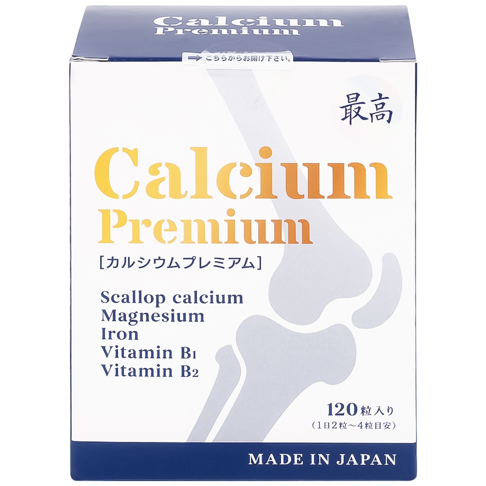 Hình ảnh Thực phẩm bảo vệ sức khỏe Calcium Premium JpanWell bổ sung canxi, giảm nguy cơ loãng xương (120 viên)