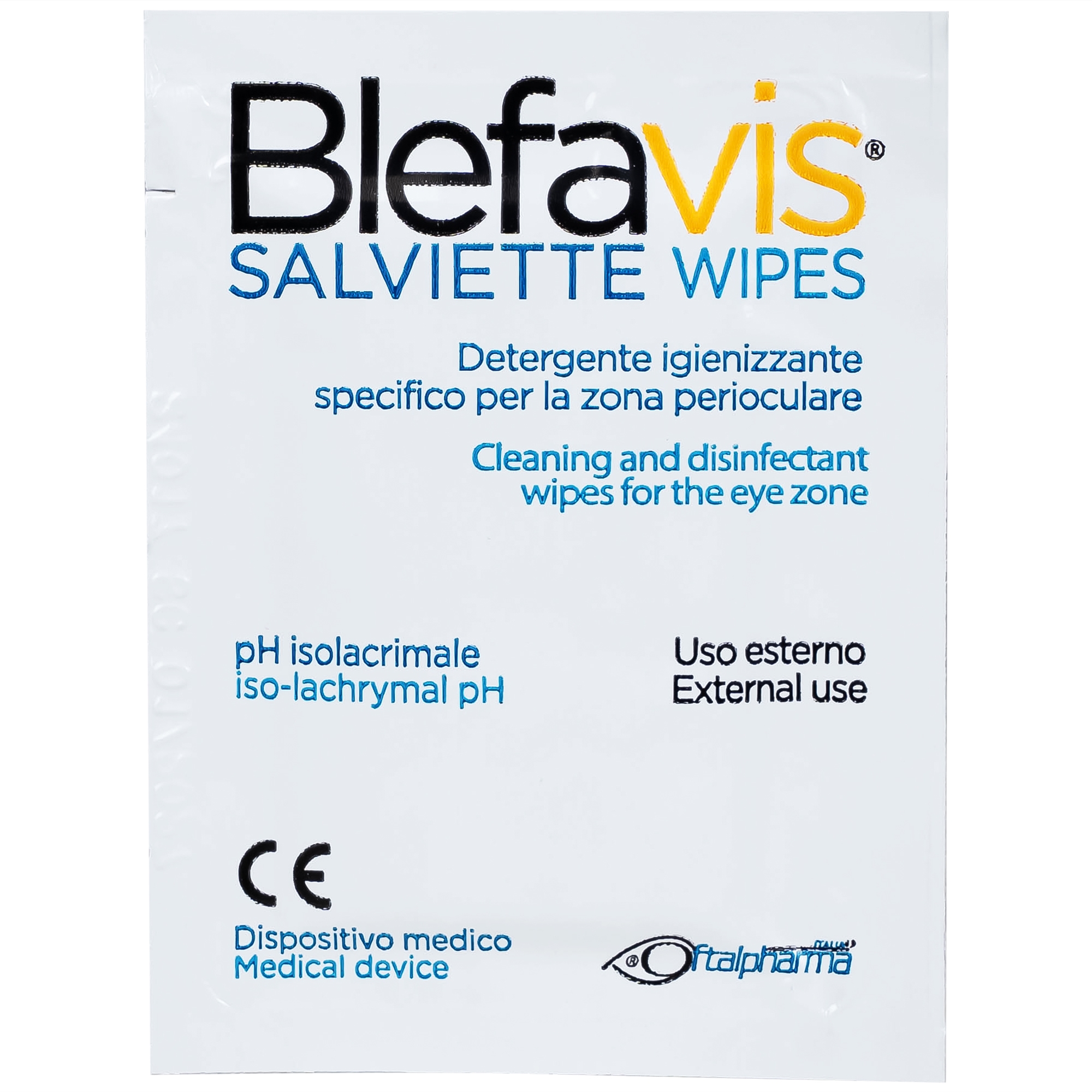 Hình ảnh Gạc lau mi mắt Blefavis Wipes (30 miếng) làm sạch mí mắt nhạy cảm, viêm bờ mi, sát khuẩn trước & sau phẫu thuật