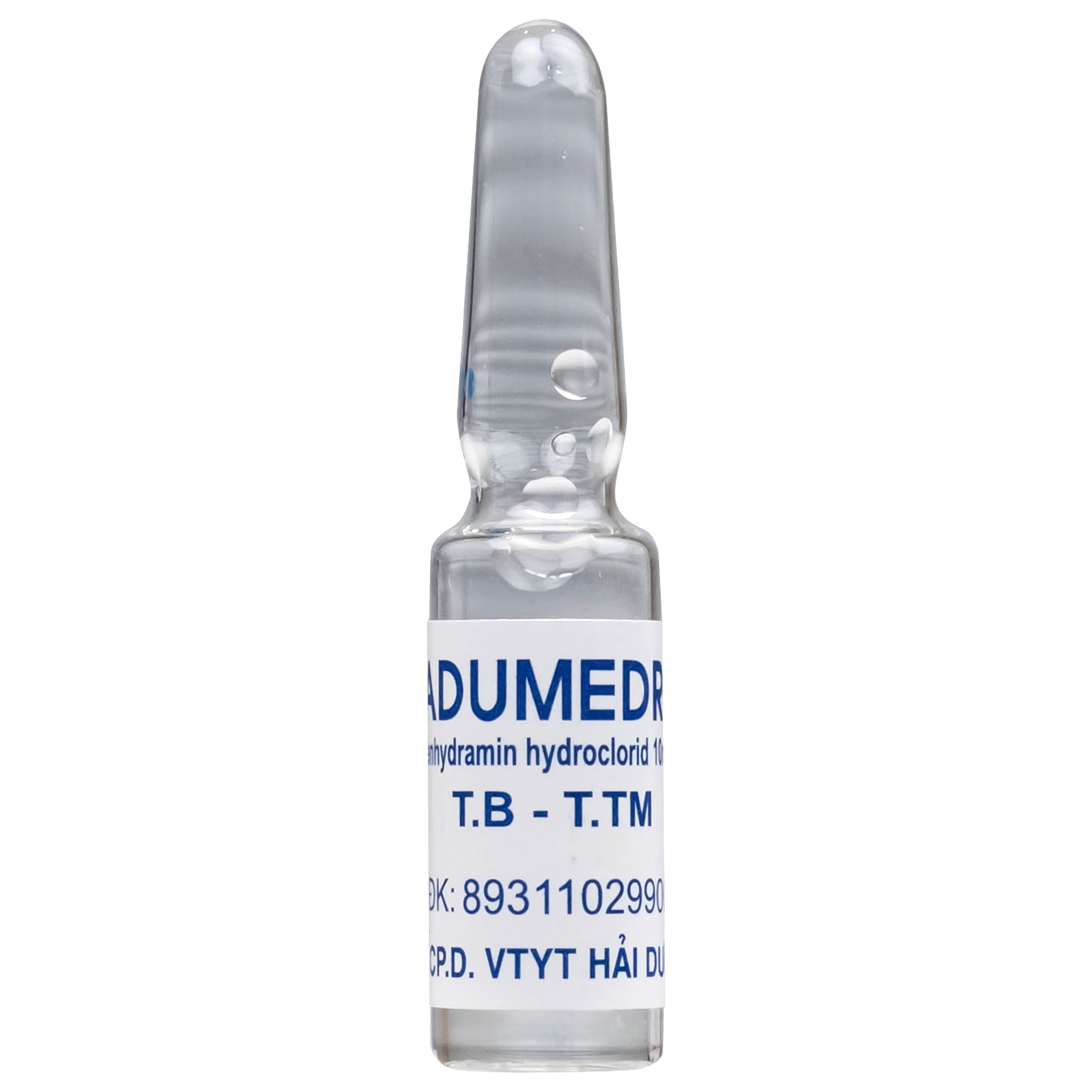 Hình ảnh Thuốc Hadumedrol 10mg/ml Hdpharma giúp chống buồn nôn hoặc chóng mặt (100 ống x 1ml)